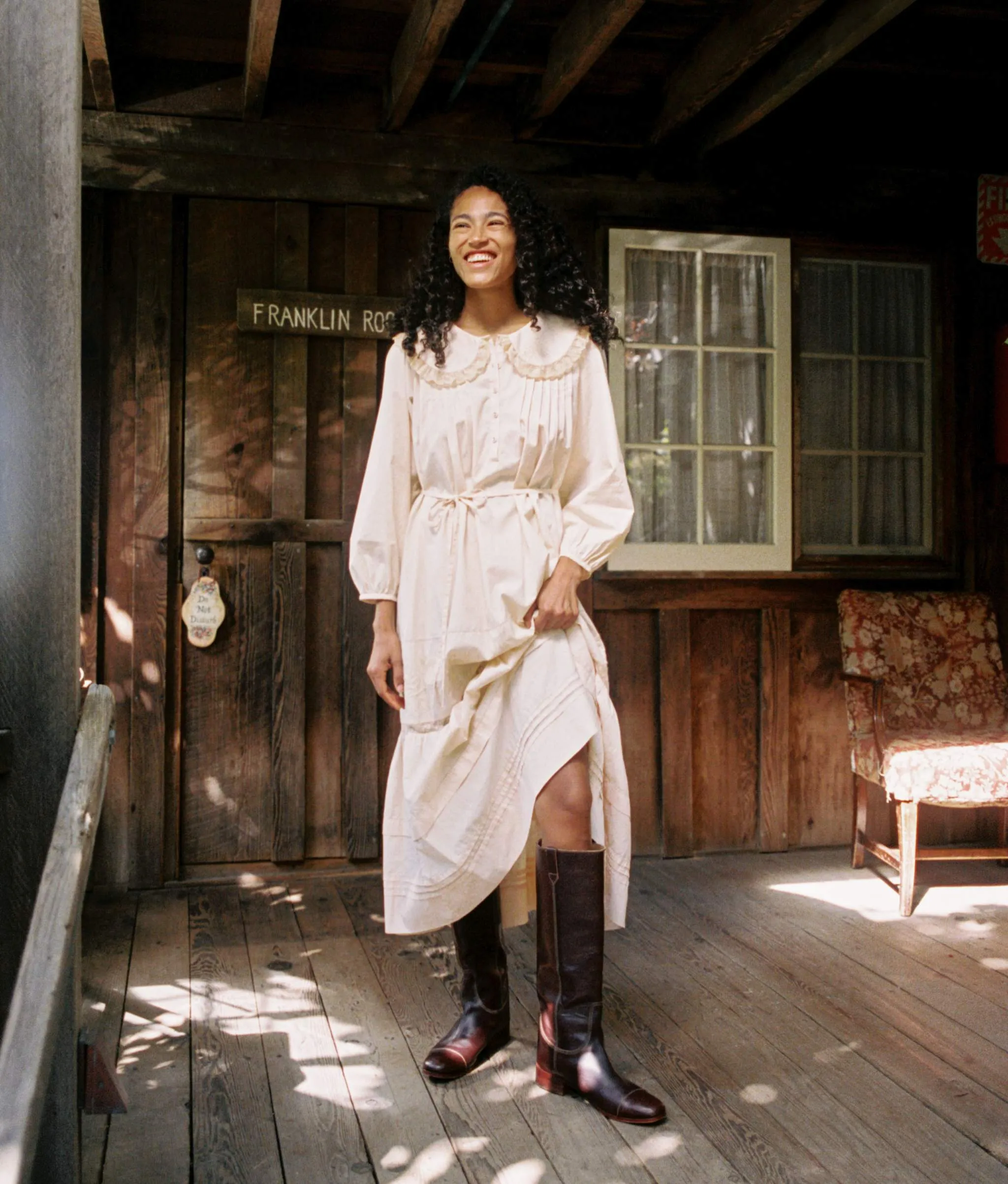 The Yoko Boot | Mahogany sold by Christy Dawn product image thumbnail 4