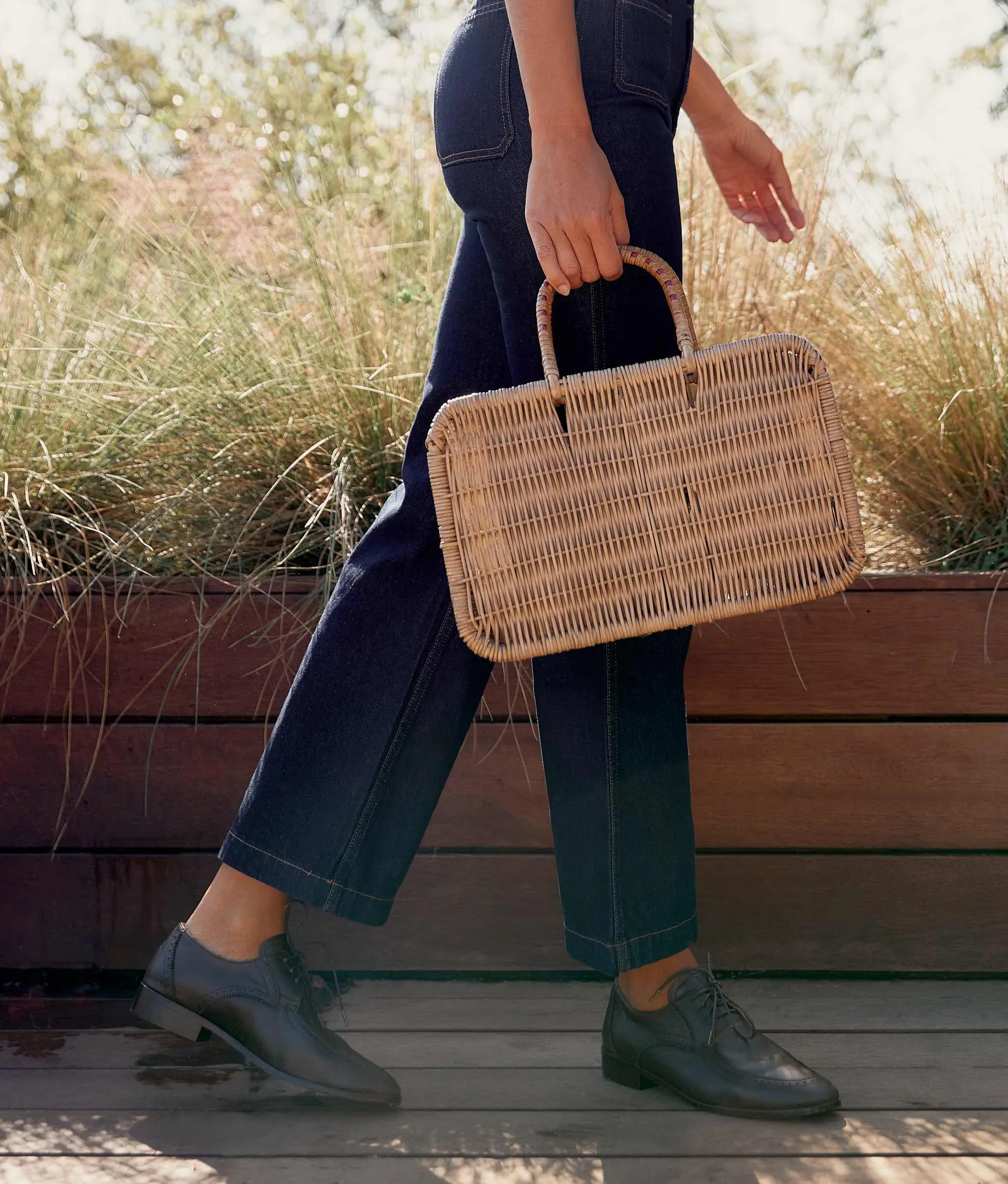 The Agnes Oxford | Shadow Leather sold by Christy Dawn