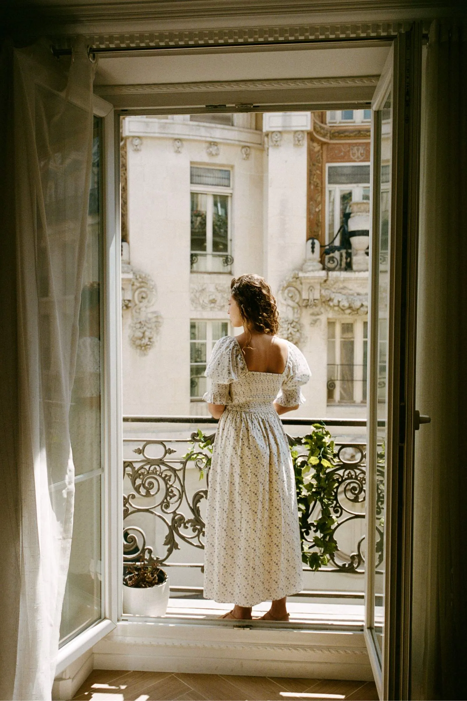 The Madison Dress | Daisy Field Blue sold by Christy Dawn product image thumbnail 4