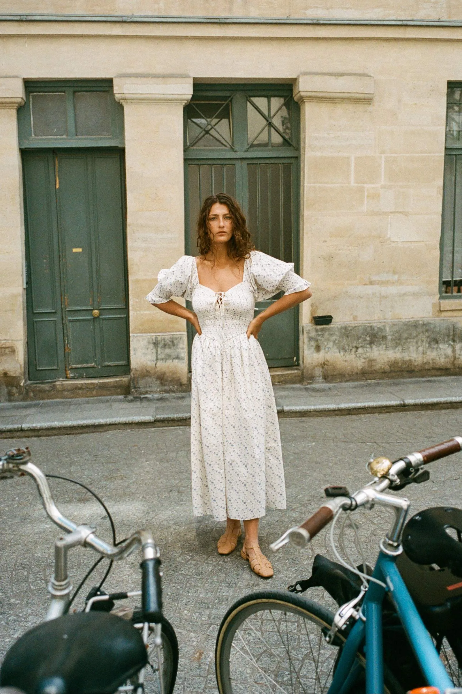 The Madison Dress | Daisy Field Blue sold by Christy Dawn product image thumbnail 5