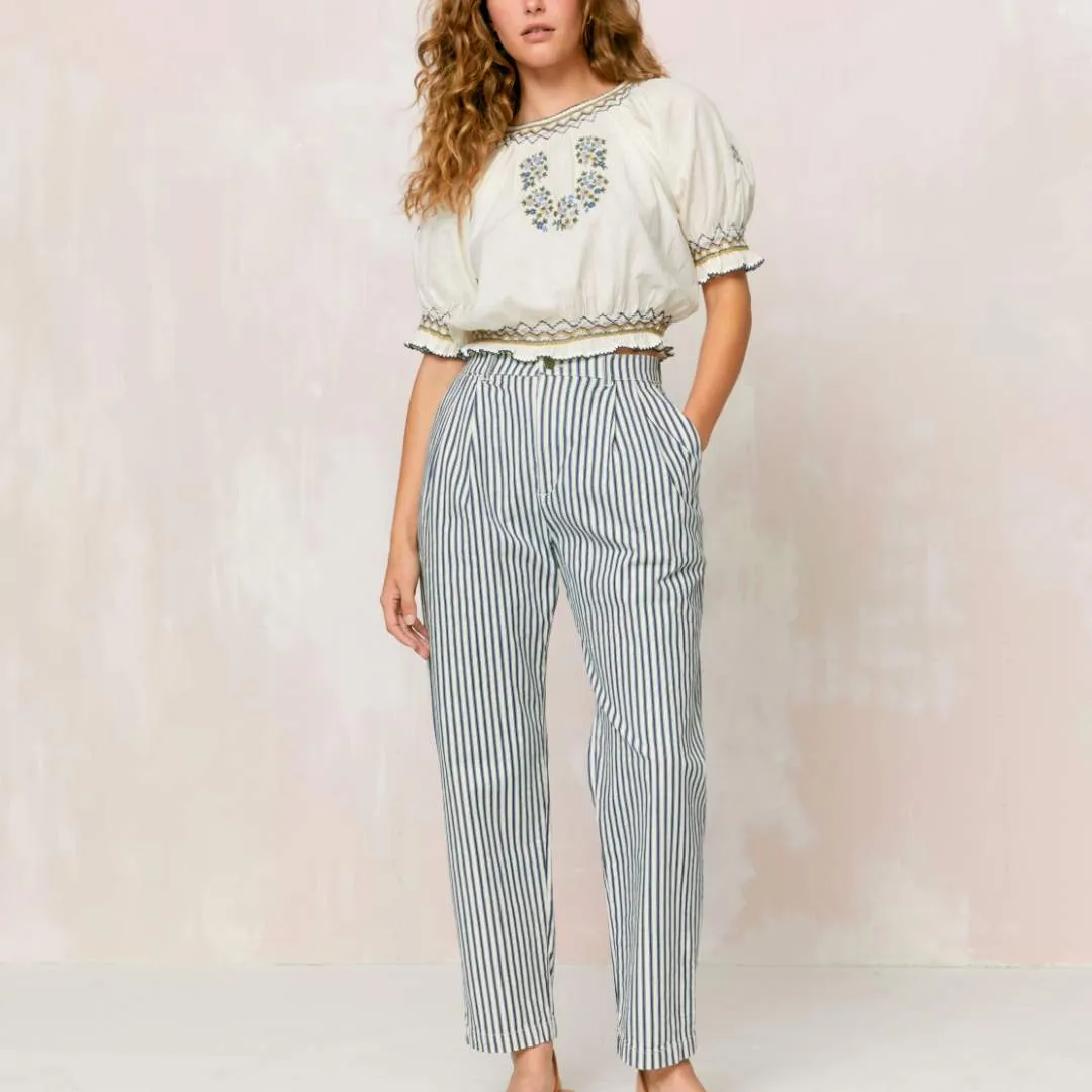 The Lena Jean | Railroad Stripe sold by Christy Dawn product image thumbnail 5