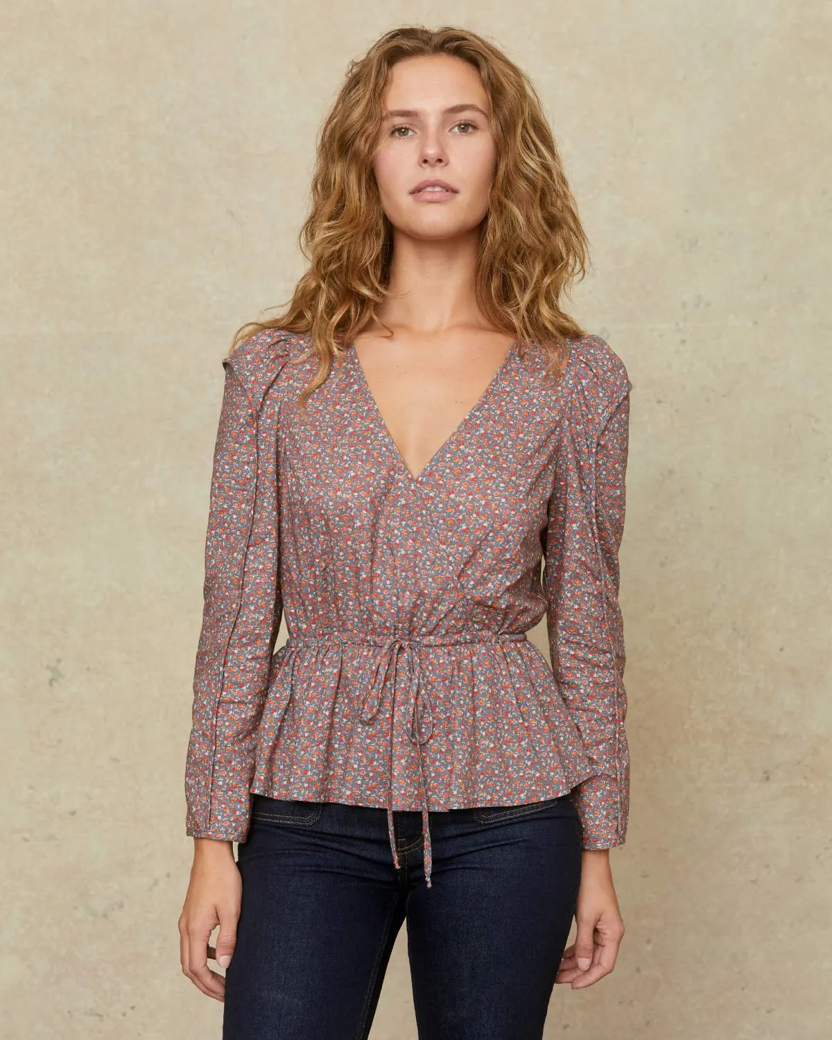 The Shannon Blouse | Bluestone Harvest sold by Christy Dawn