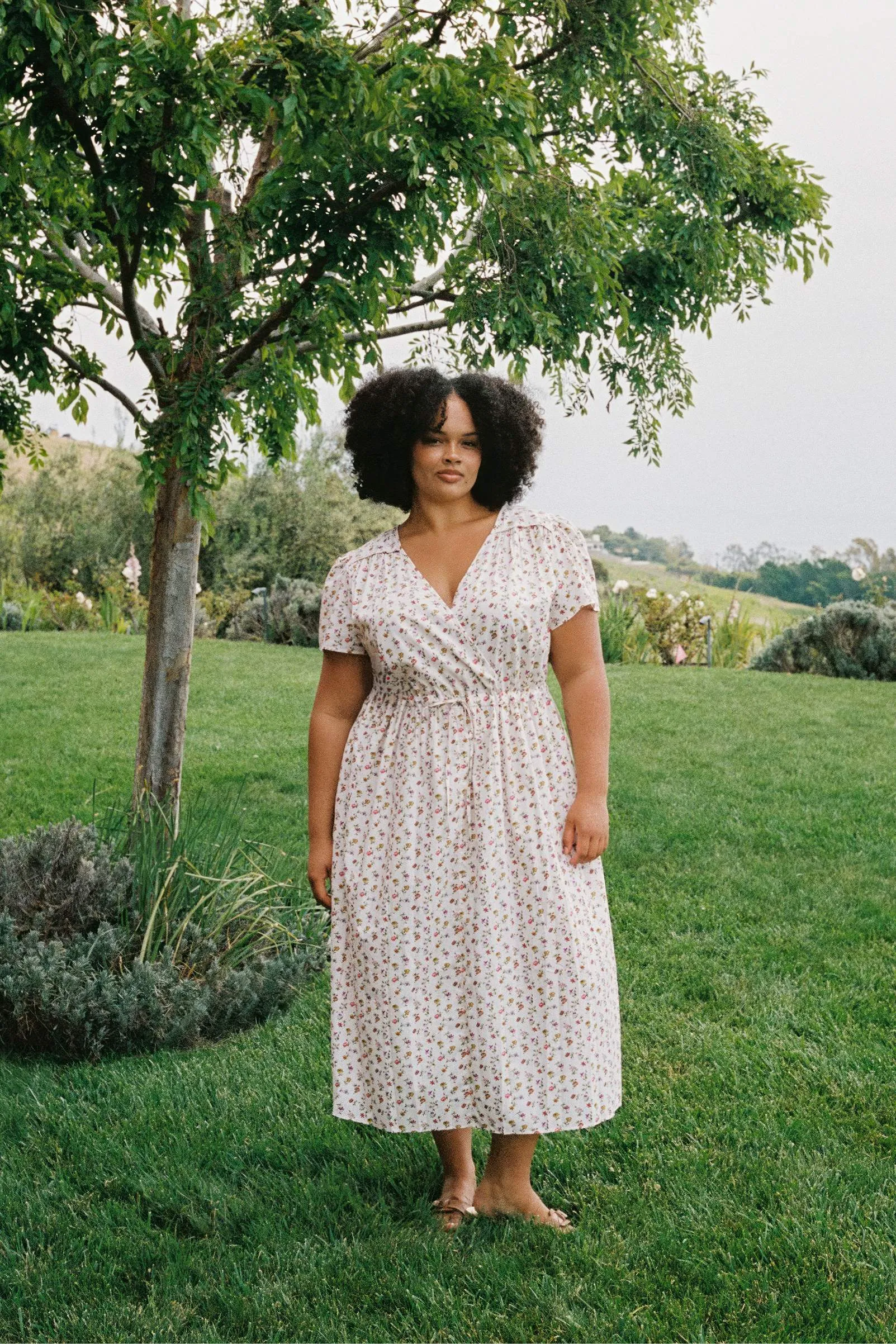 The Dawn Dress Extended | Cream Garden sold by Christy Dawn product image thumbnail 3