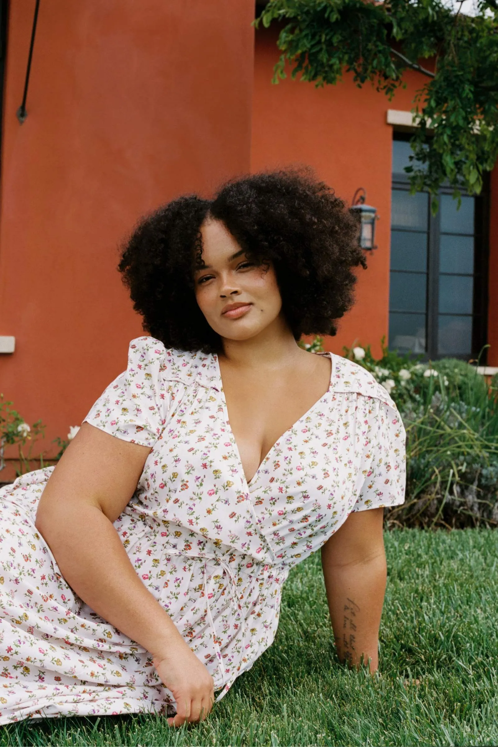 The Dawn Dress Extended | Cream Garden sold by Christy Dawn product image thumbnail 5