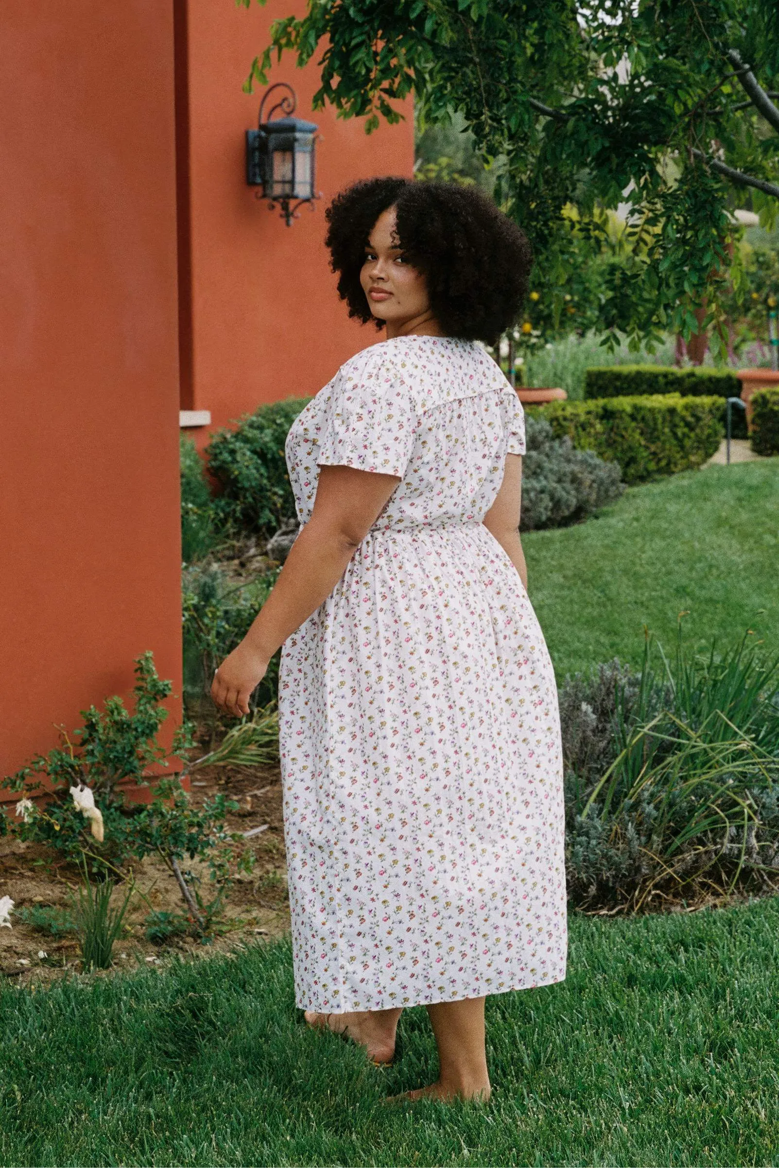 The Dawn Dress Extended | Cream Garden sold by Christy Dawn product image thumbnail 4