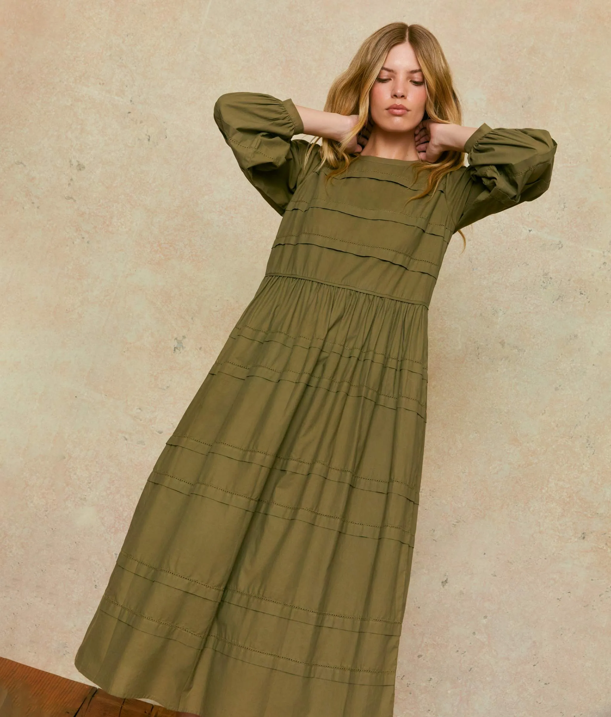 The Mae Dress | Olive sold by Christy Dawn product image thumbnail 4