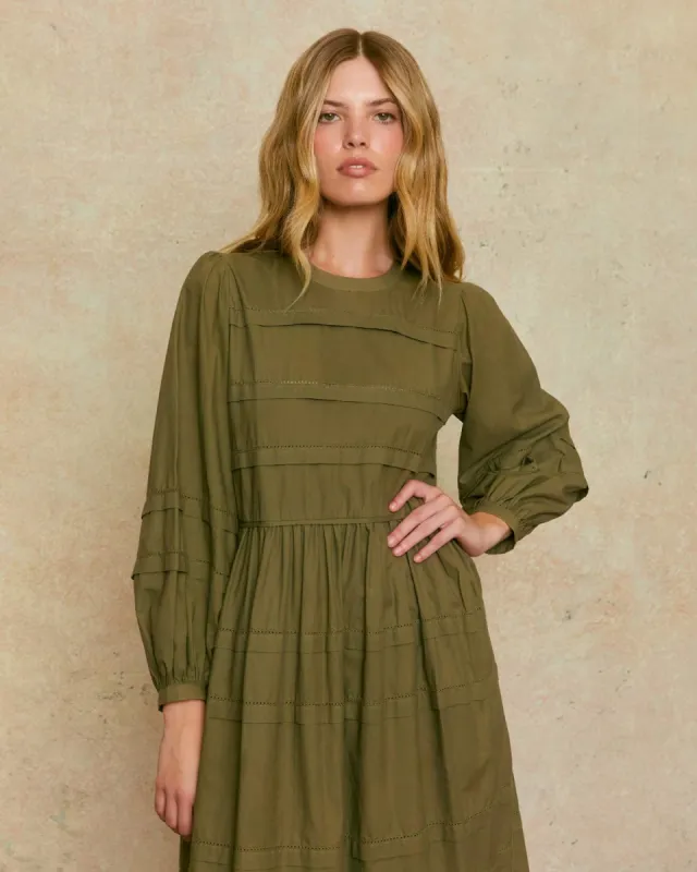 The Mae Dress | Olive sold by Christy Dawn