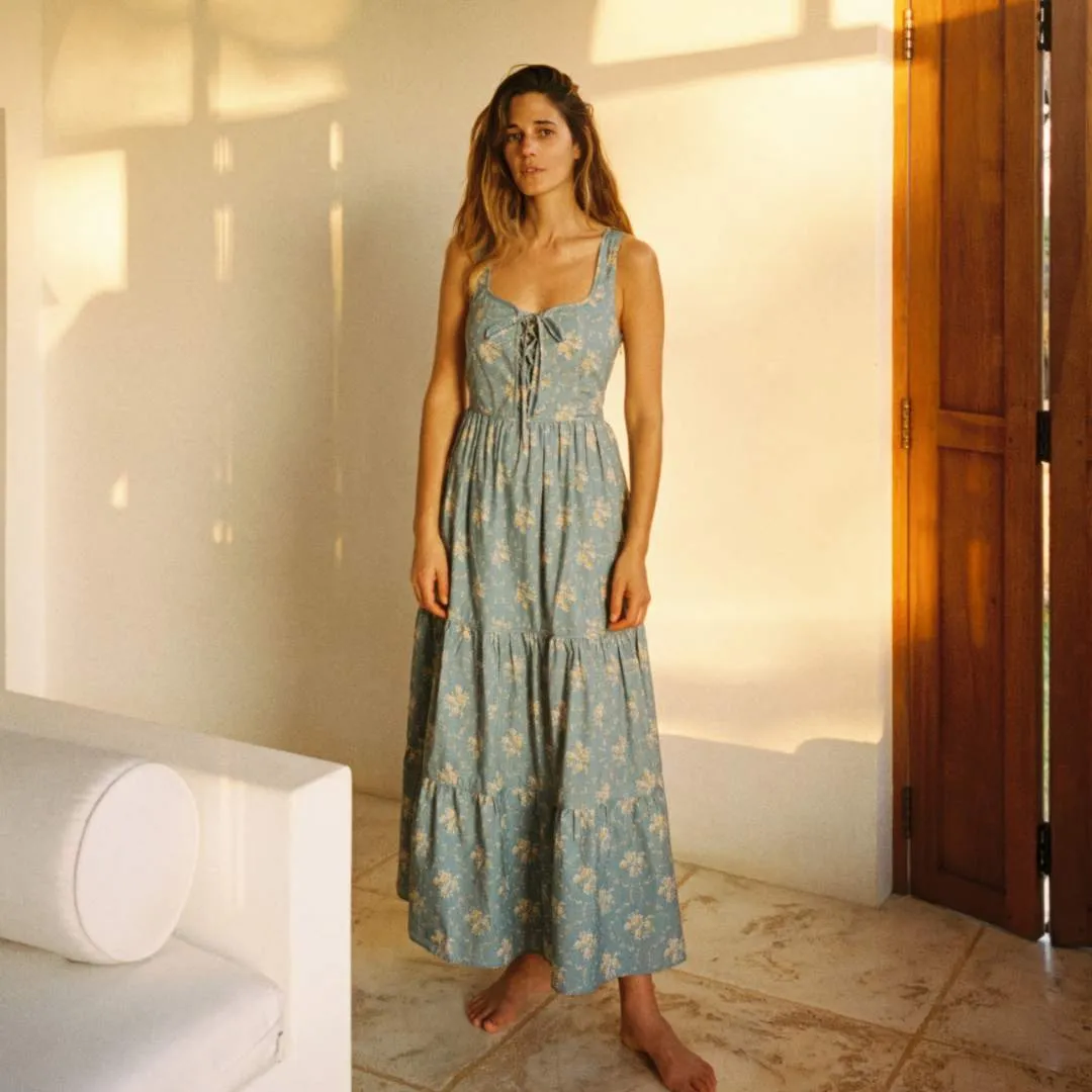 The Adele Dress | Spruce Bouquet sold by Christy Dawn product image thumbnail 5