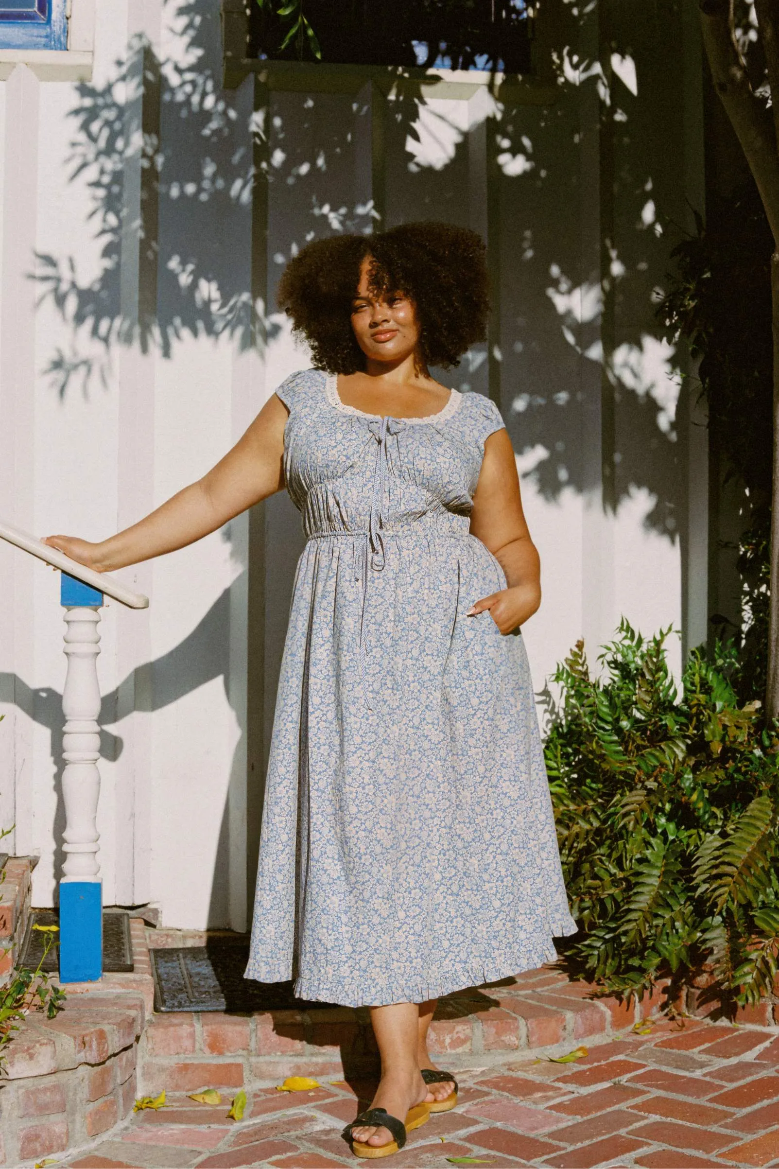 The Kelly Dress Extended | Daisy Blue sold by Christy Dawn product image thumbnail 2