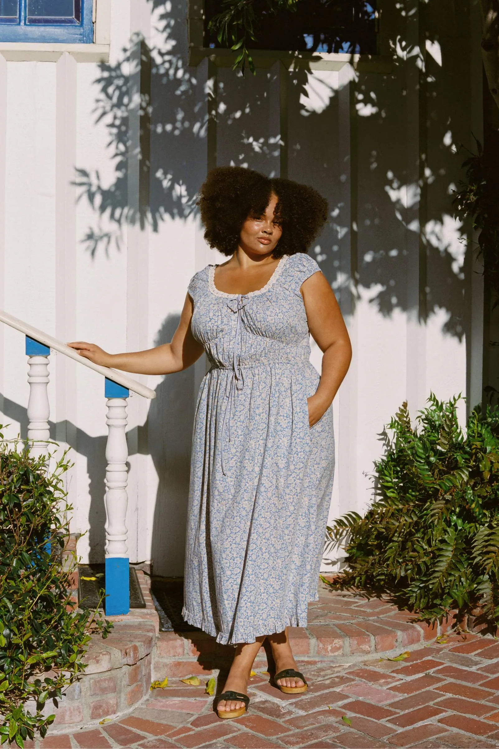 The Kelly Dress Extended | Daisy Blue sold by Christy Dawn product image thumbnail 4