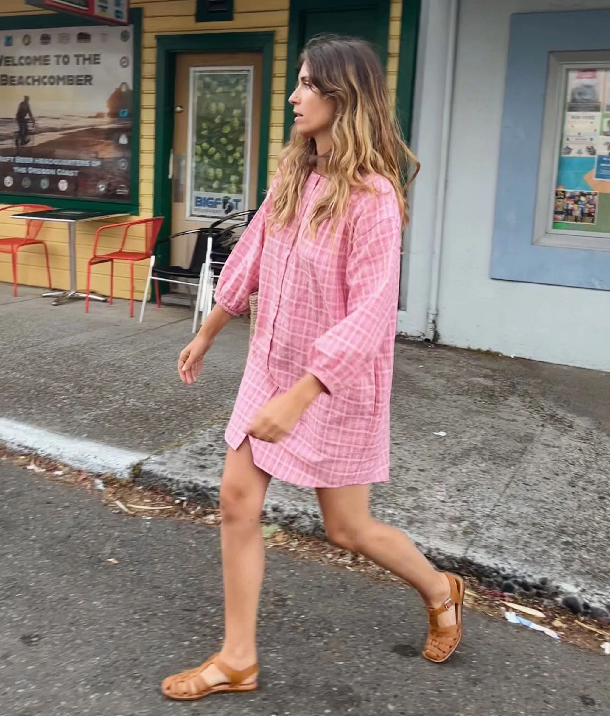 The Cheyene Dress | Rose Basketweave sold by Christy Dawn product image thumbnail 2