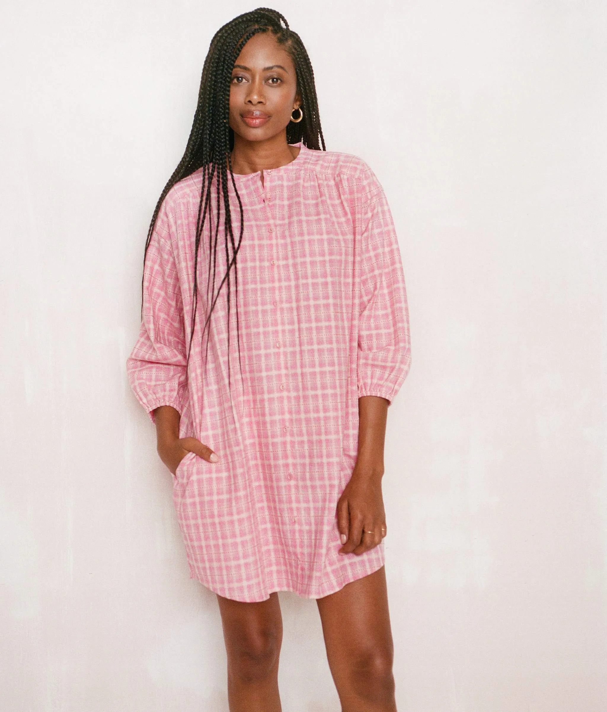 The Cheyene Dress | Rose Basketweave sold by Christy Dawn product image thumbnail 5