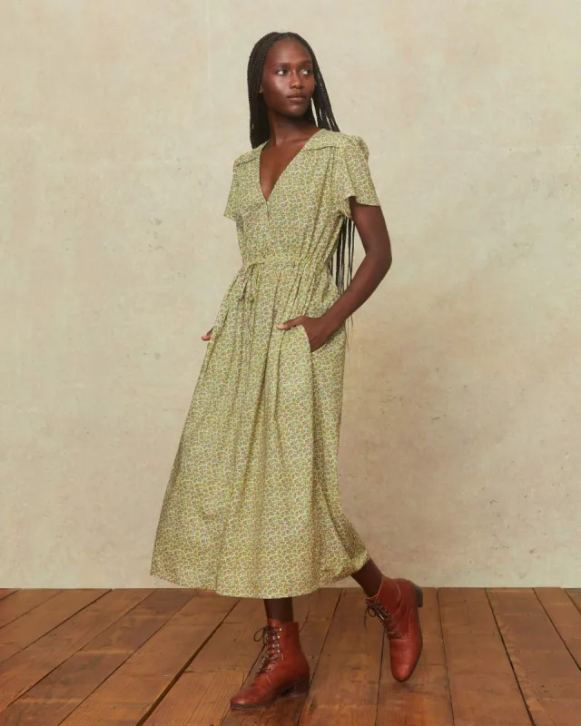 The Dawn Dress Petites | Berry Ditsy Cream sold by Christy Dawn