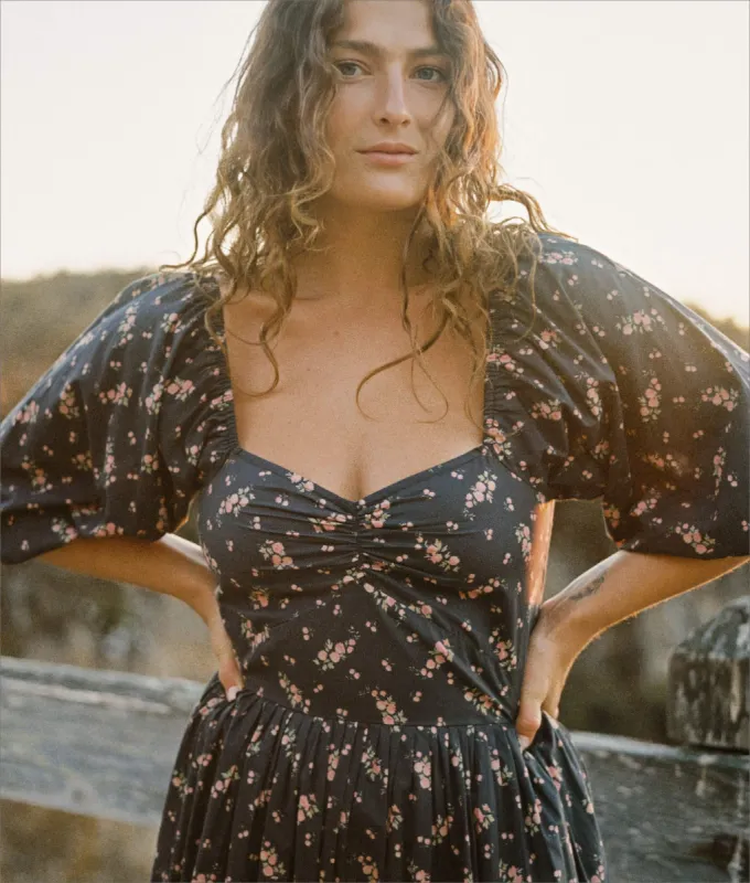 The Peyton Dress | Mums Ditsy Black sold by Christy Dawn