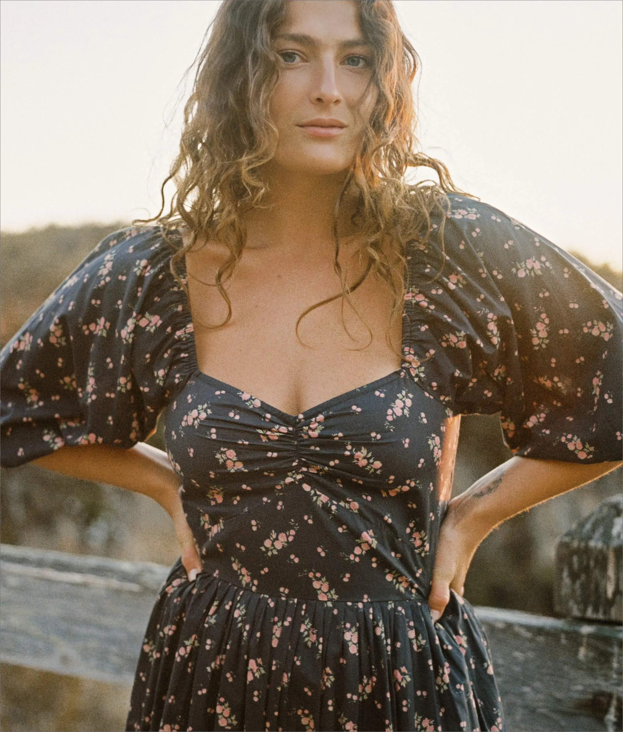 The Peyton Dress | Mums Ditsy Black sold by Christy Dawn