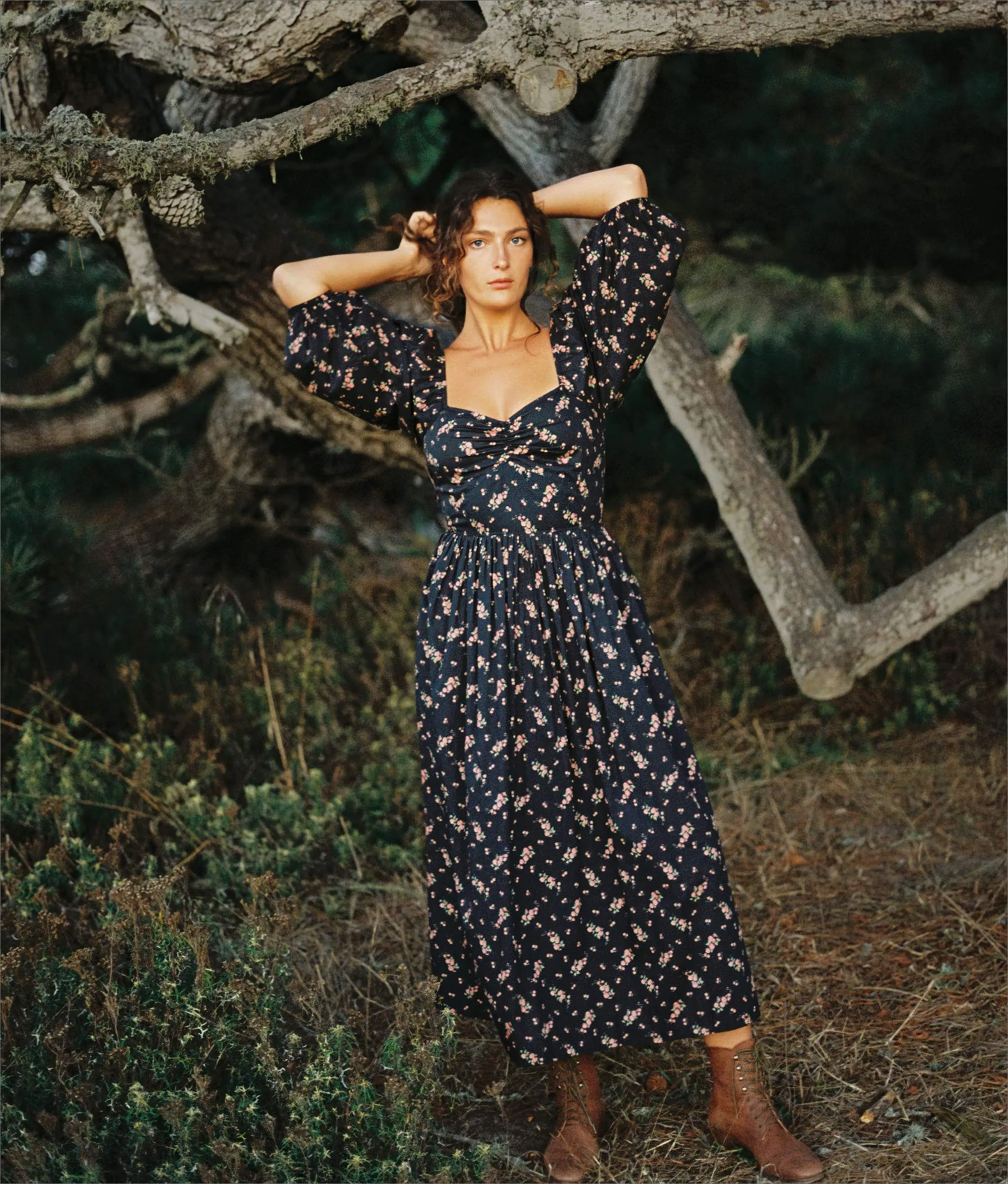 The Peyton Dress | Mums Ditsy Black sold by Christy Dawn product image thumbnail 2