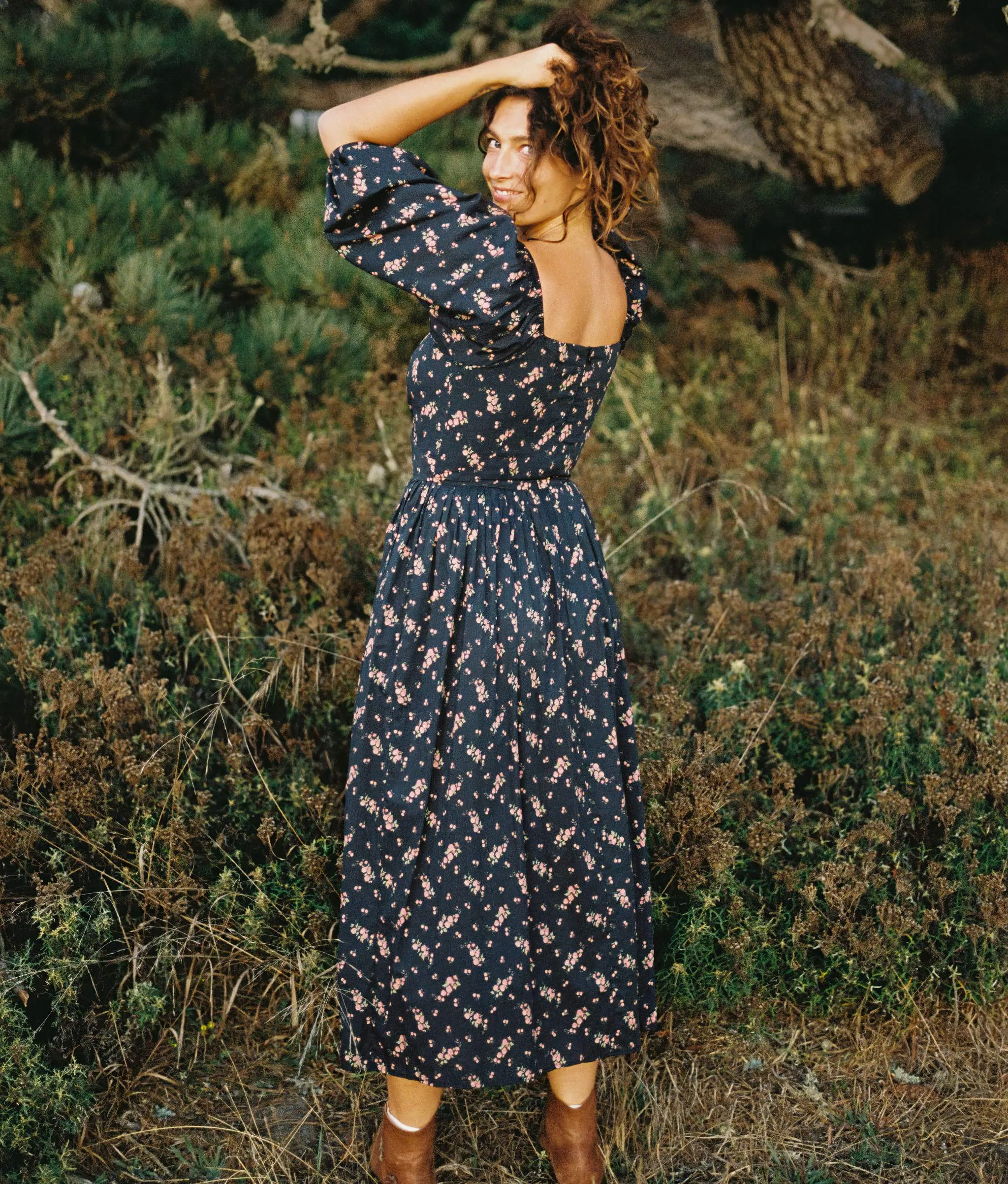 The Peyton Dress | Mums Ditsy Black sold by Christy Dawn product image thumbnail 3