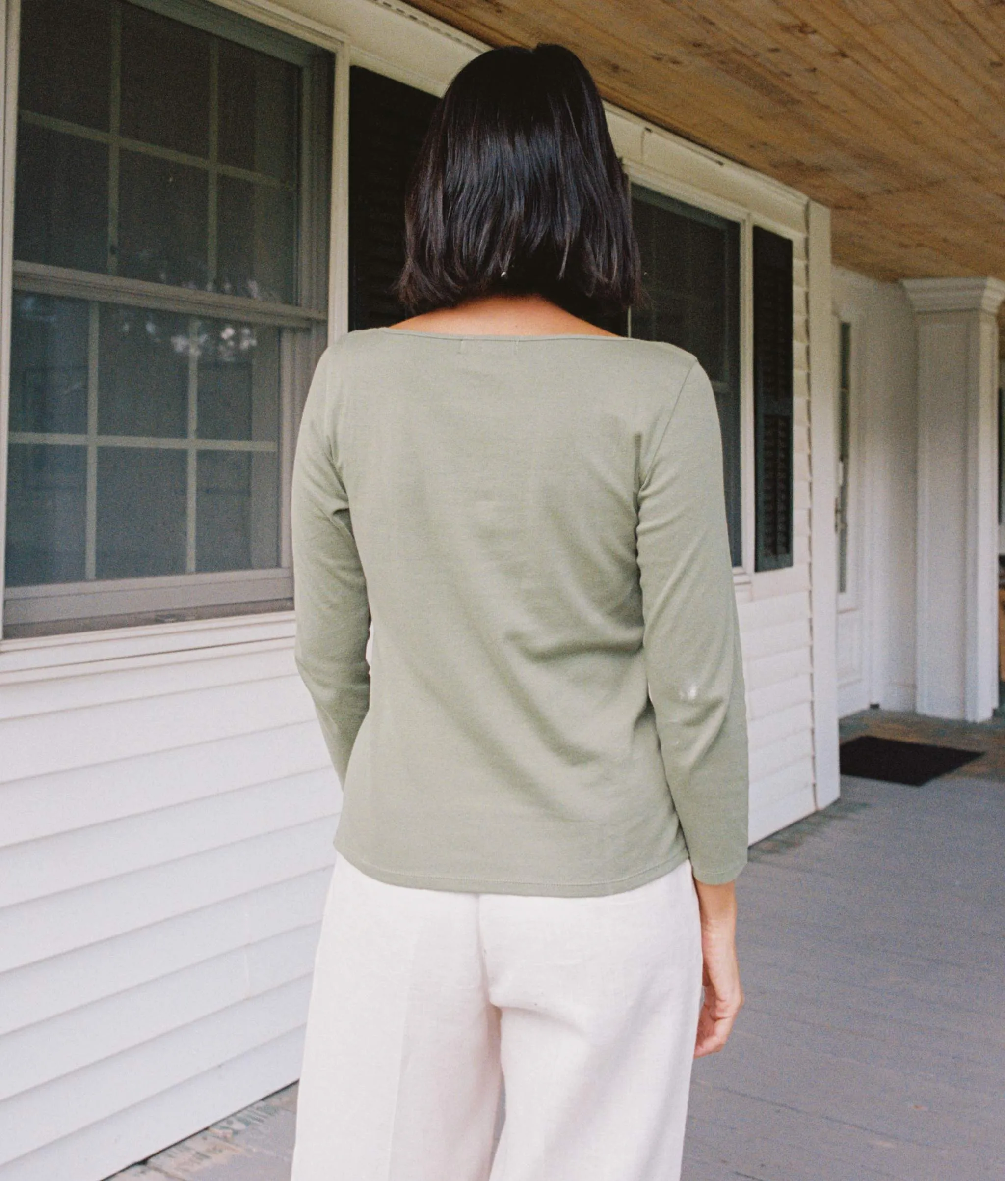 The Jolie Tee | Sage sold by Christy Dawn product image thumbnail 5