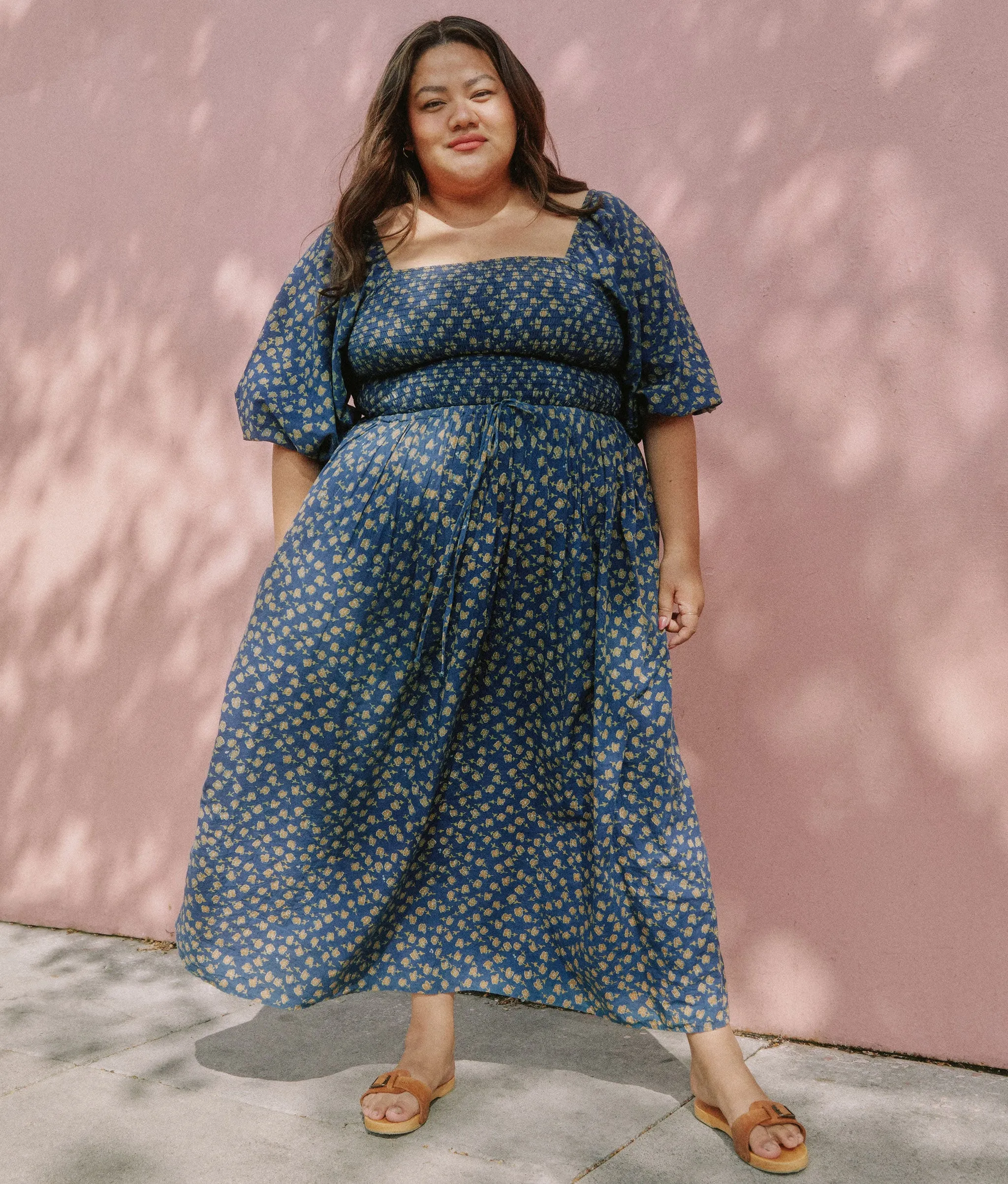 The Katrina Dress Extended | Navy Poppy sold by Christy Dawn product image thumbnail 2