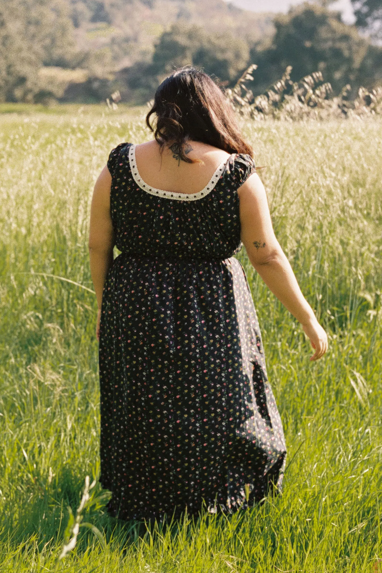 The Kelly Dress Extended | Night Garden sold by Christy Dawn product image thumbnail 5