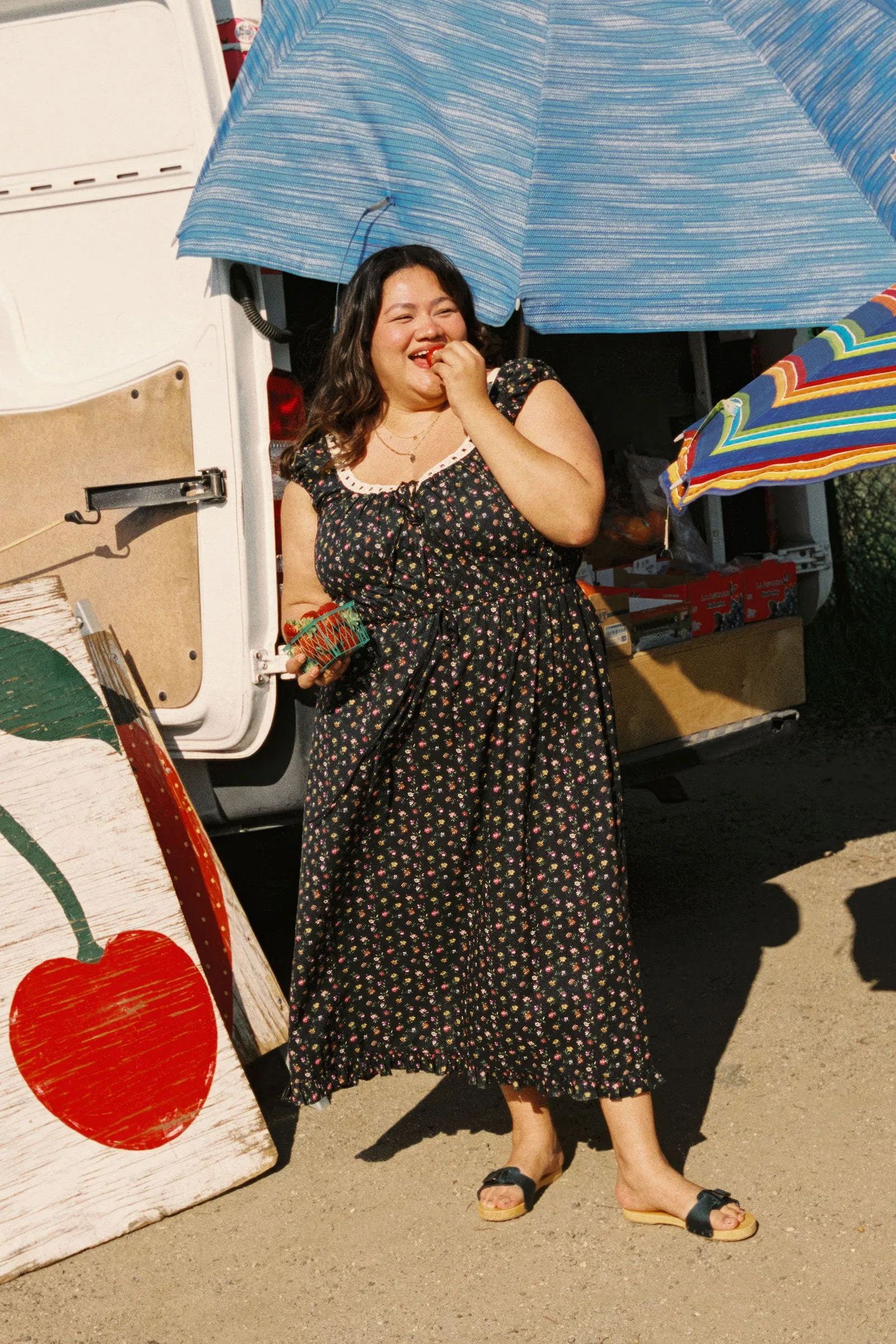 The Kelly Dress Extended | Night Garden sold by Christy Dawn product image thumbnail 3