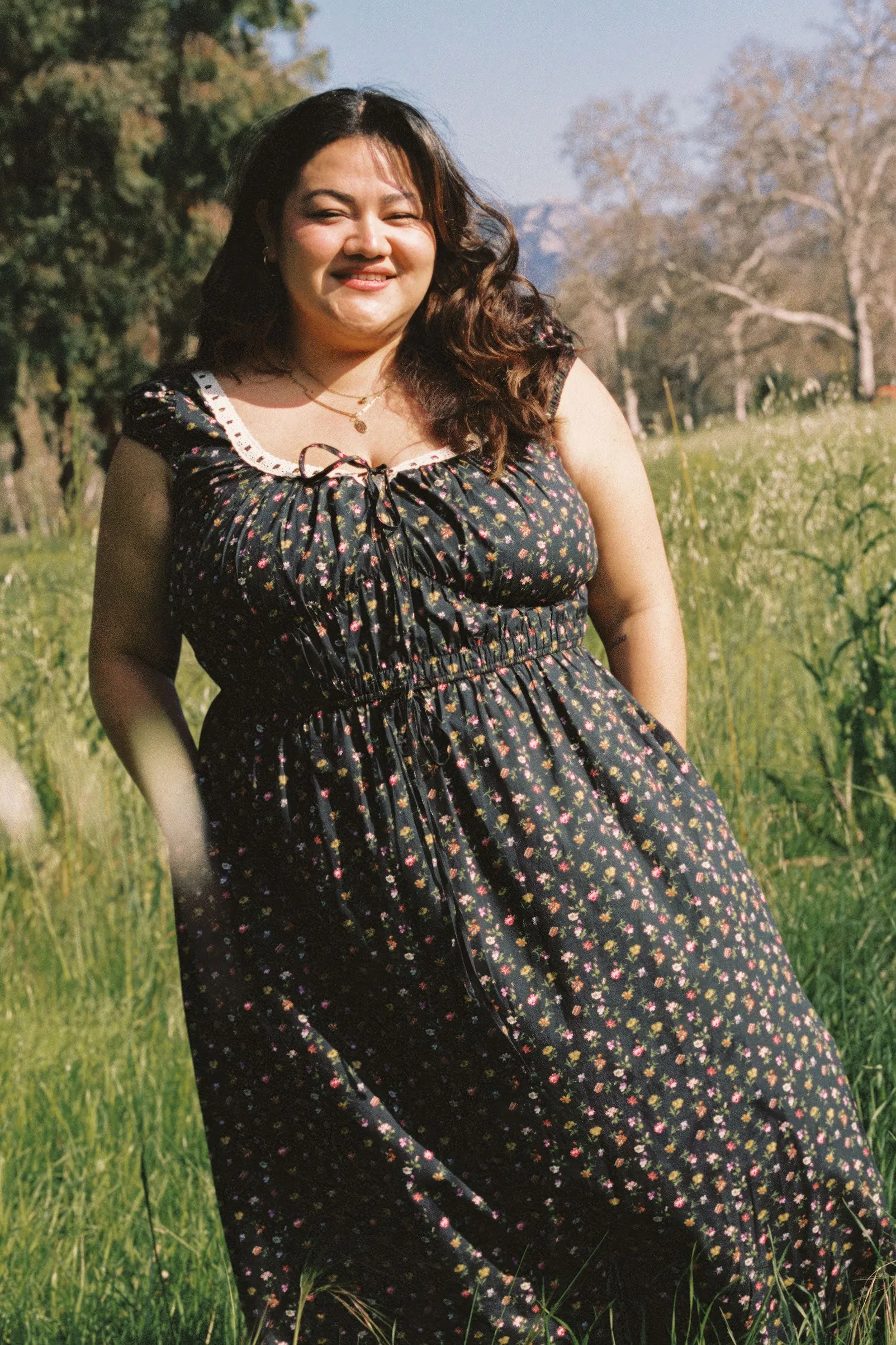 The Kelly Dress Extended | Night Garden sold by Christy Dawn product image thumbnail 2