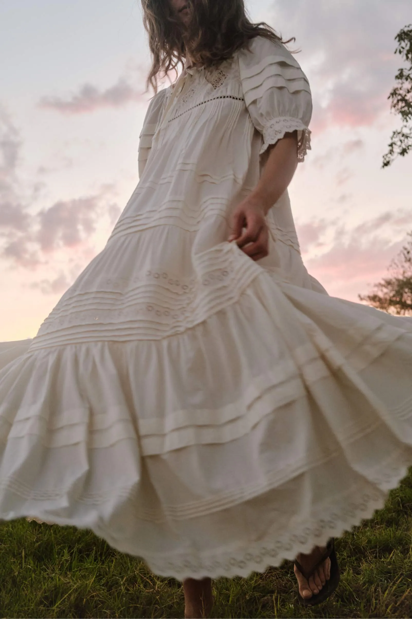 The Shaina Dress | Pearl sold by Christy Dawn product image thumbnail 2