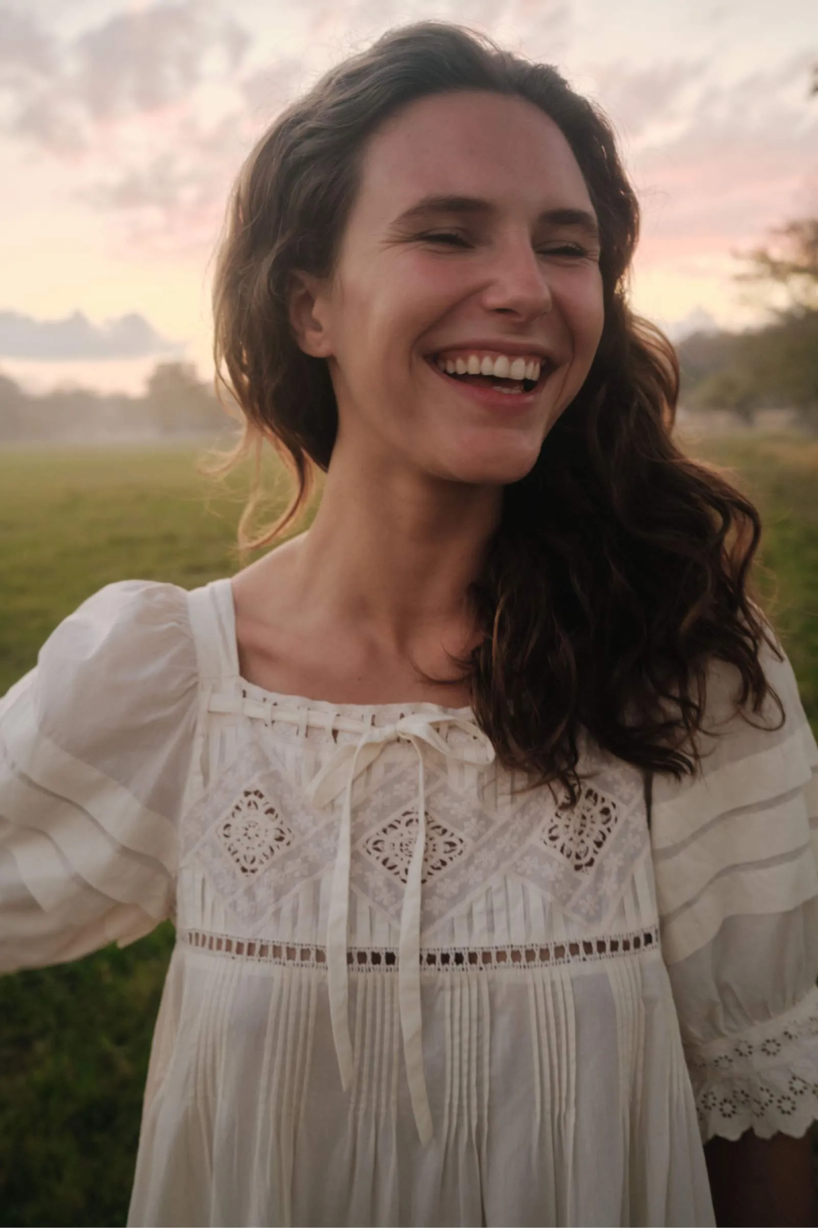 The Shaina Dress | Pearl sold by Christy Dawn product image thumbnail 3