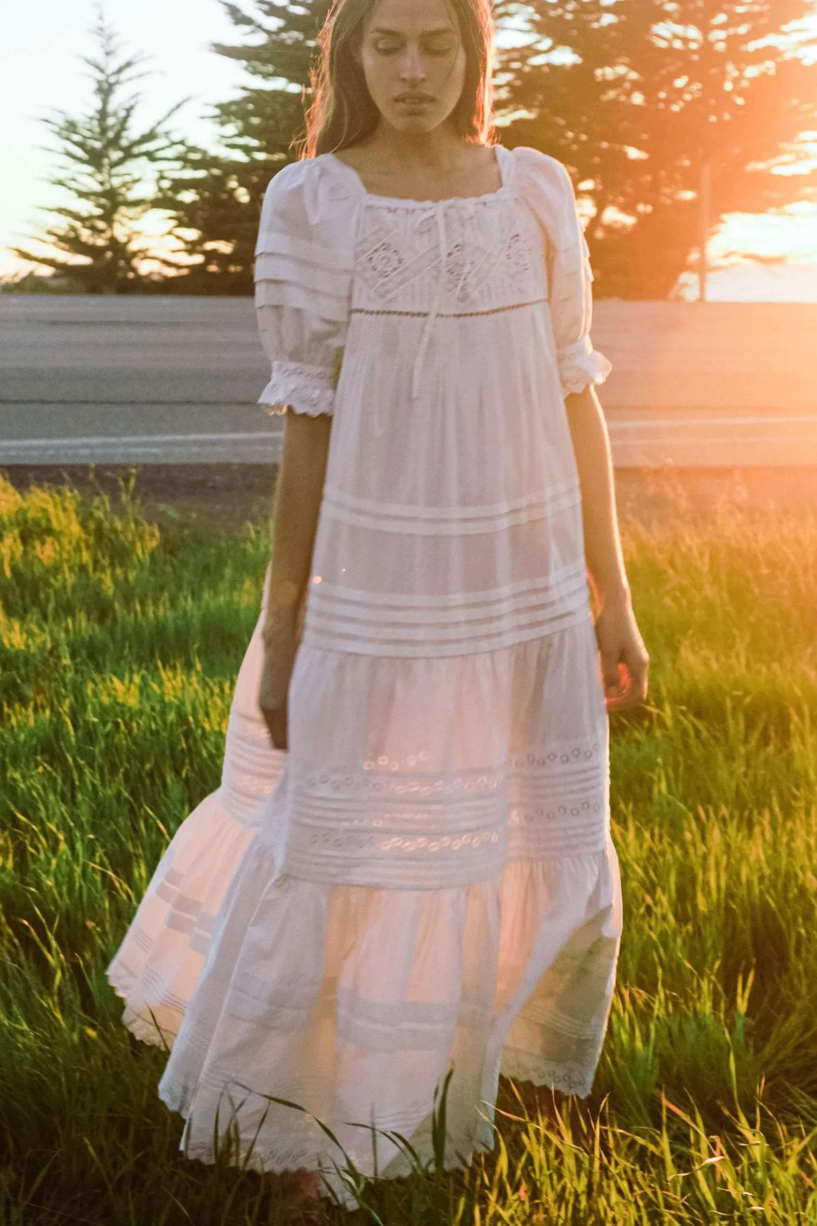 The Shaina Dress | Pearl sold by Christy Dawn product image thumbnail 4