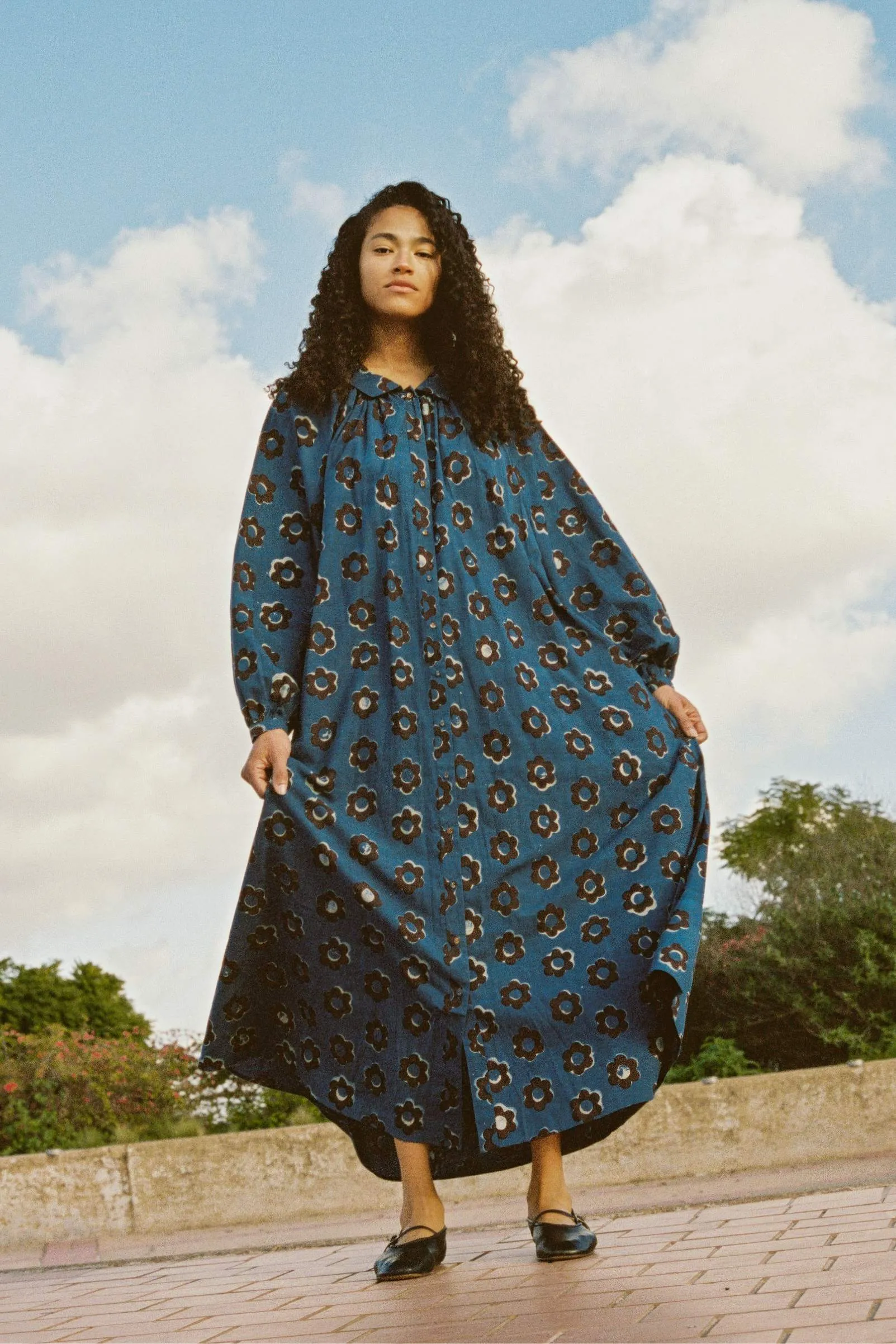 The Rumi Dress | Indigo daisy sold by Christy Dawn product image thumbnail 3