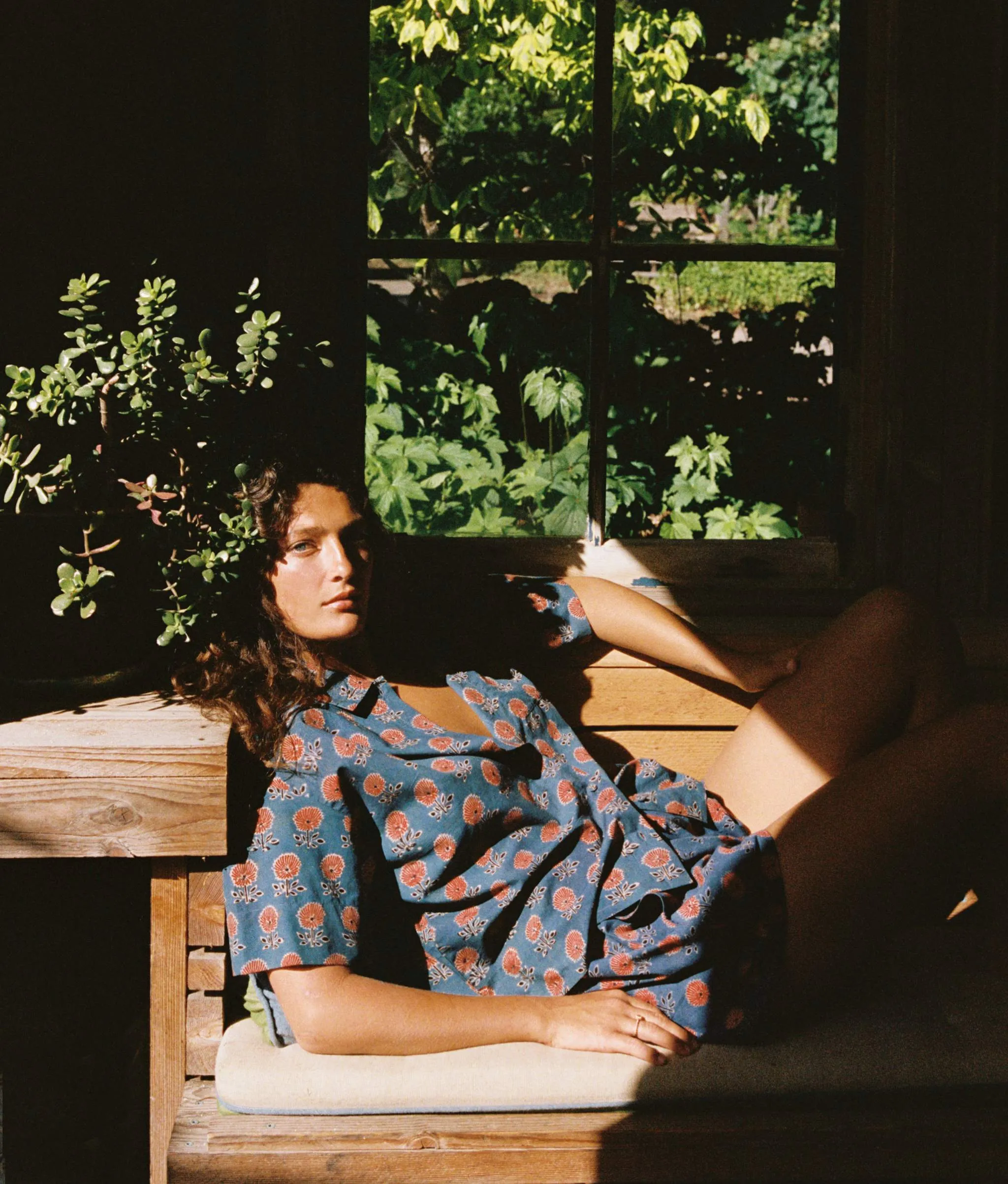 The Skylar Top | Indigo Sunflower sold by Christy Dawn product image thumbnail 4