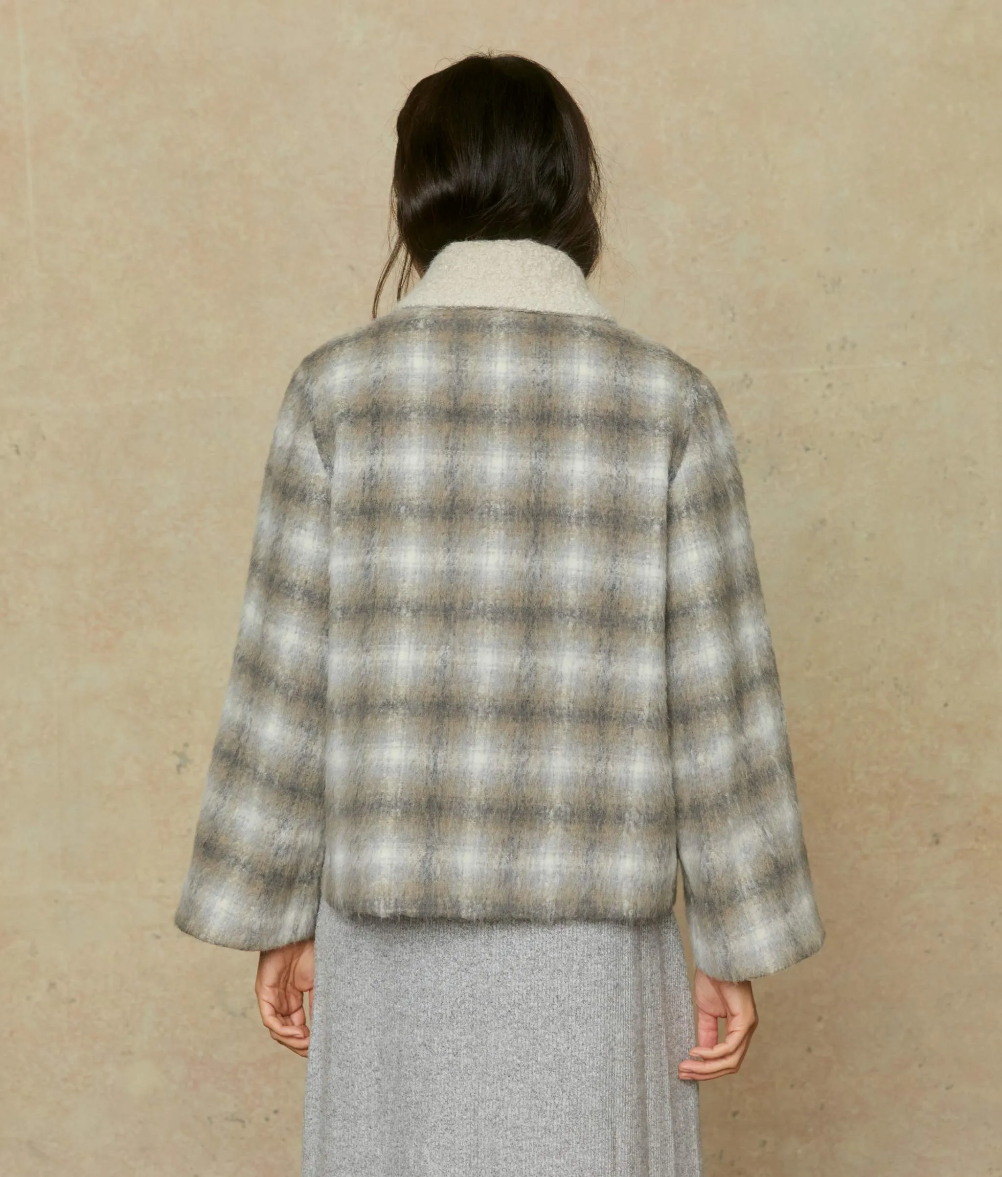 The Annika Jacket | Pewter Plaid sold by Christy Dawn product image thumbnail 5