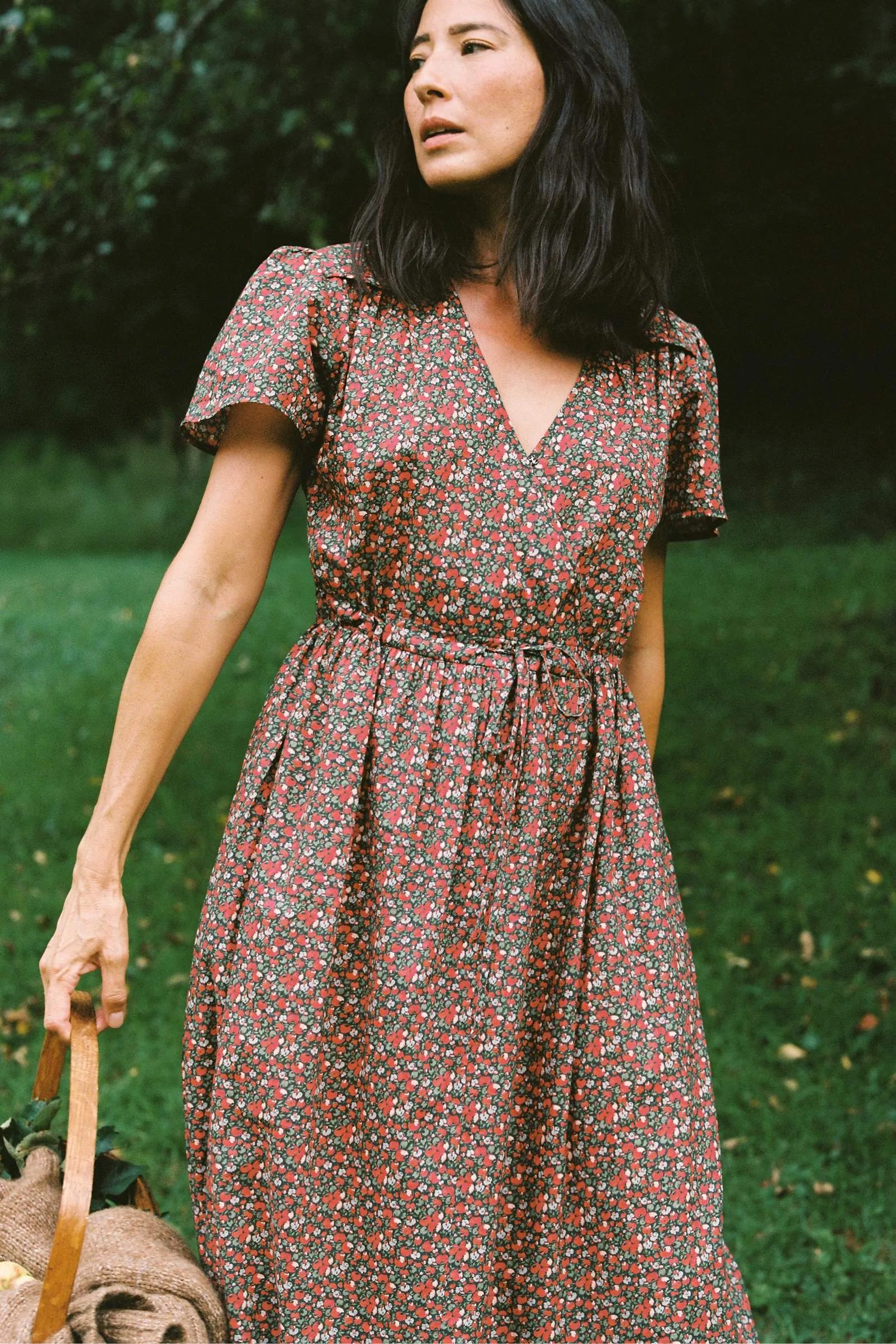The Dawn Dress Petites | Evergreen Apple Harvest sold by Christy Dawn product image thumbnail 3