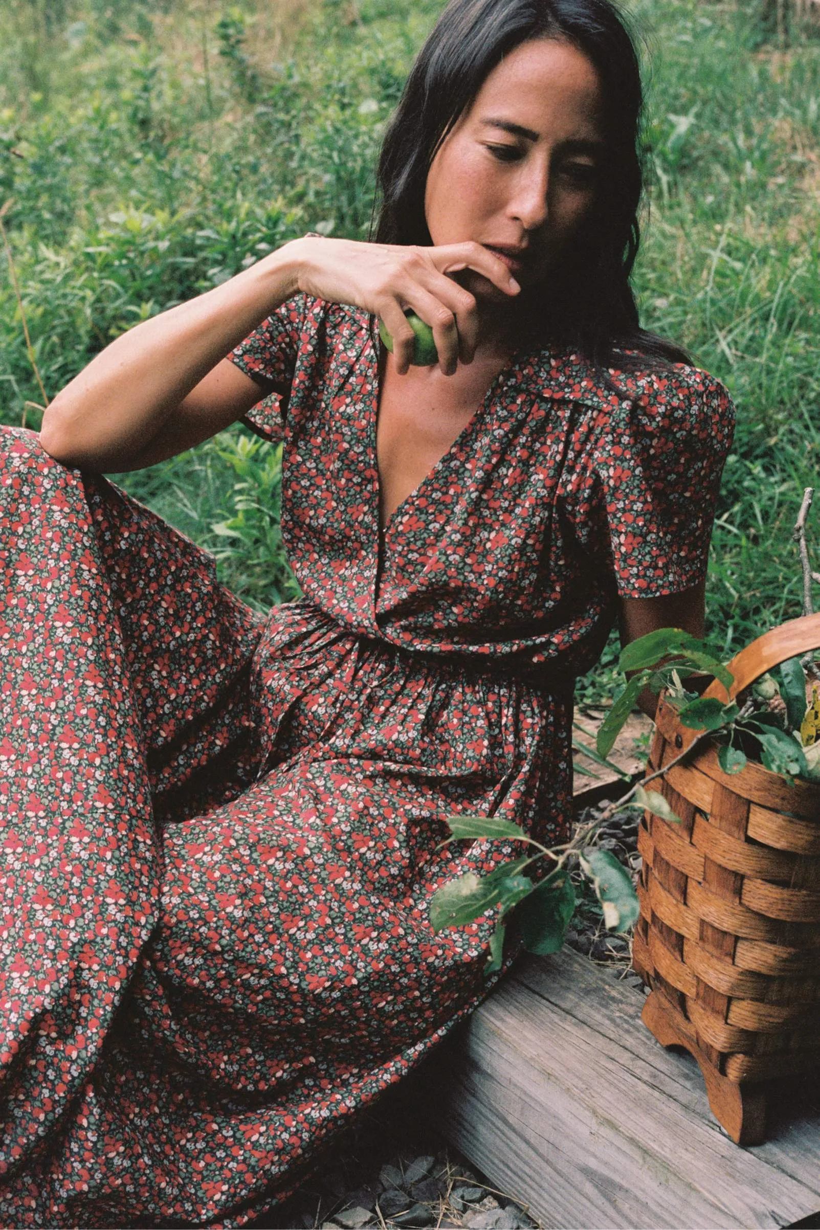 The Dawn Dress Petites | Evergreen Apple Harvest sold by Christy Dawn product image thumbnail 4