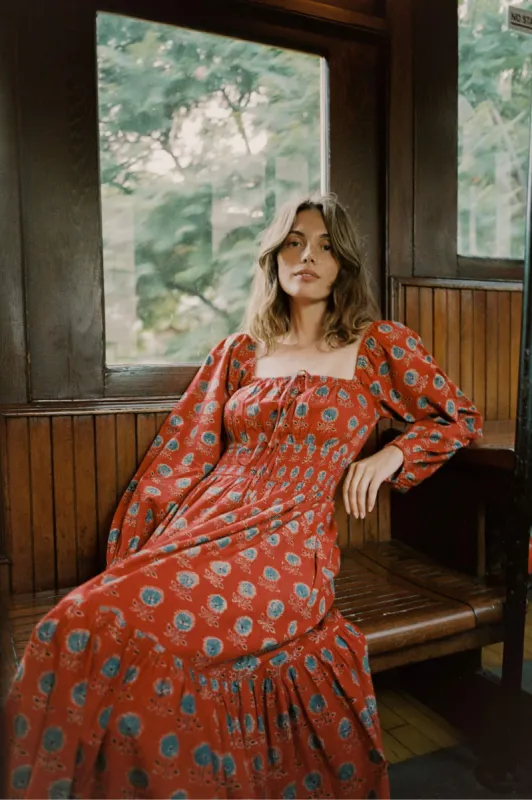 The Jennica Dress | Sienna Sunflower sold by Christy Dawn