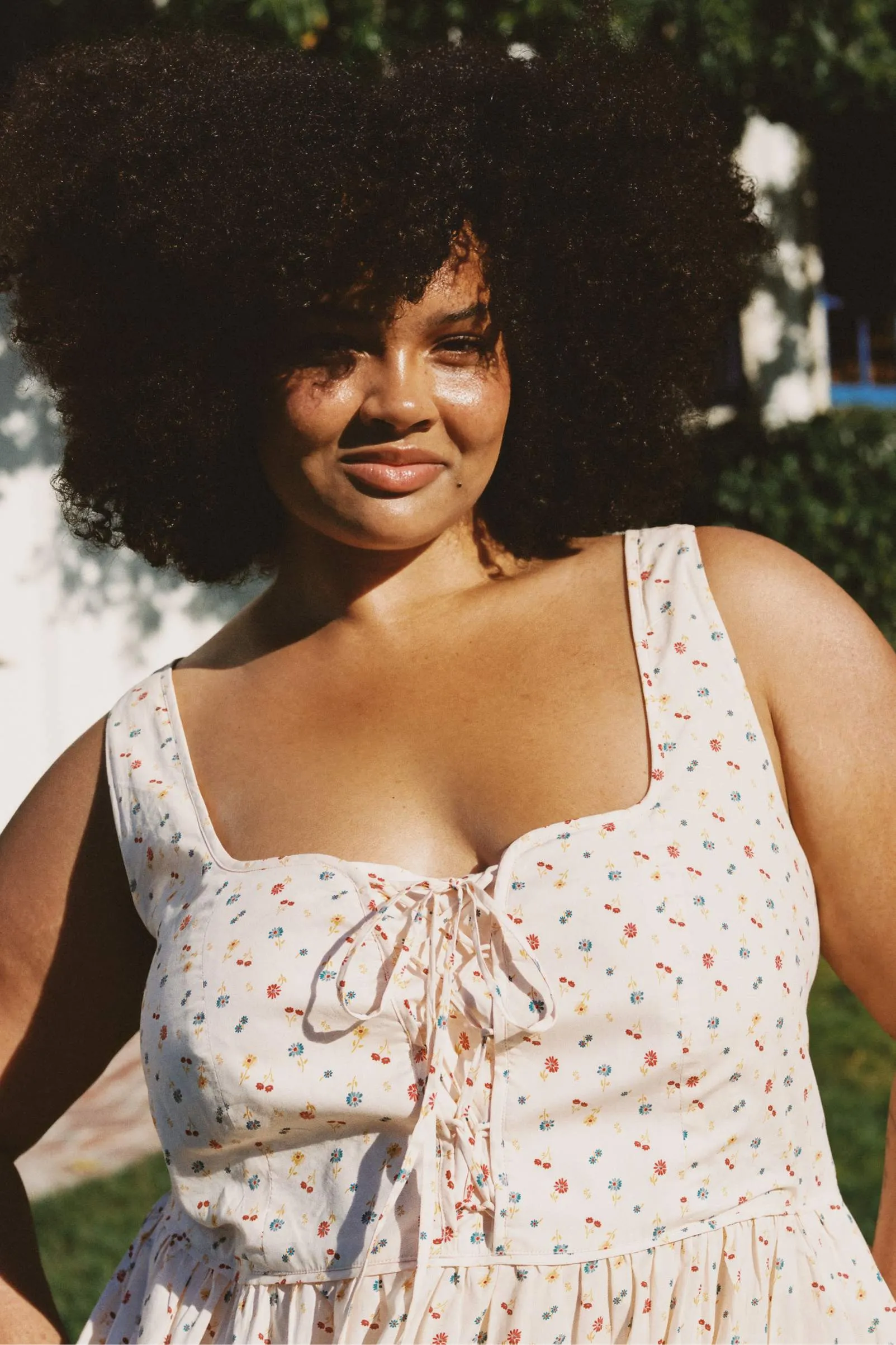 The Adele Dress Extended | Carnelian Aster Garden sold by Christy Dawn product image thumbnail 2