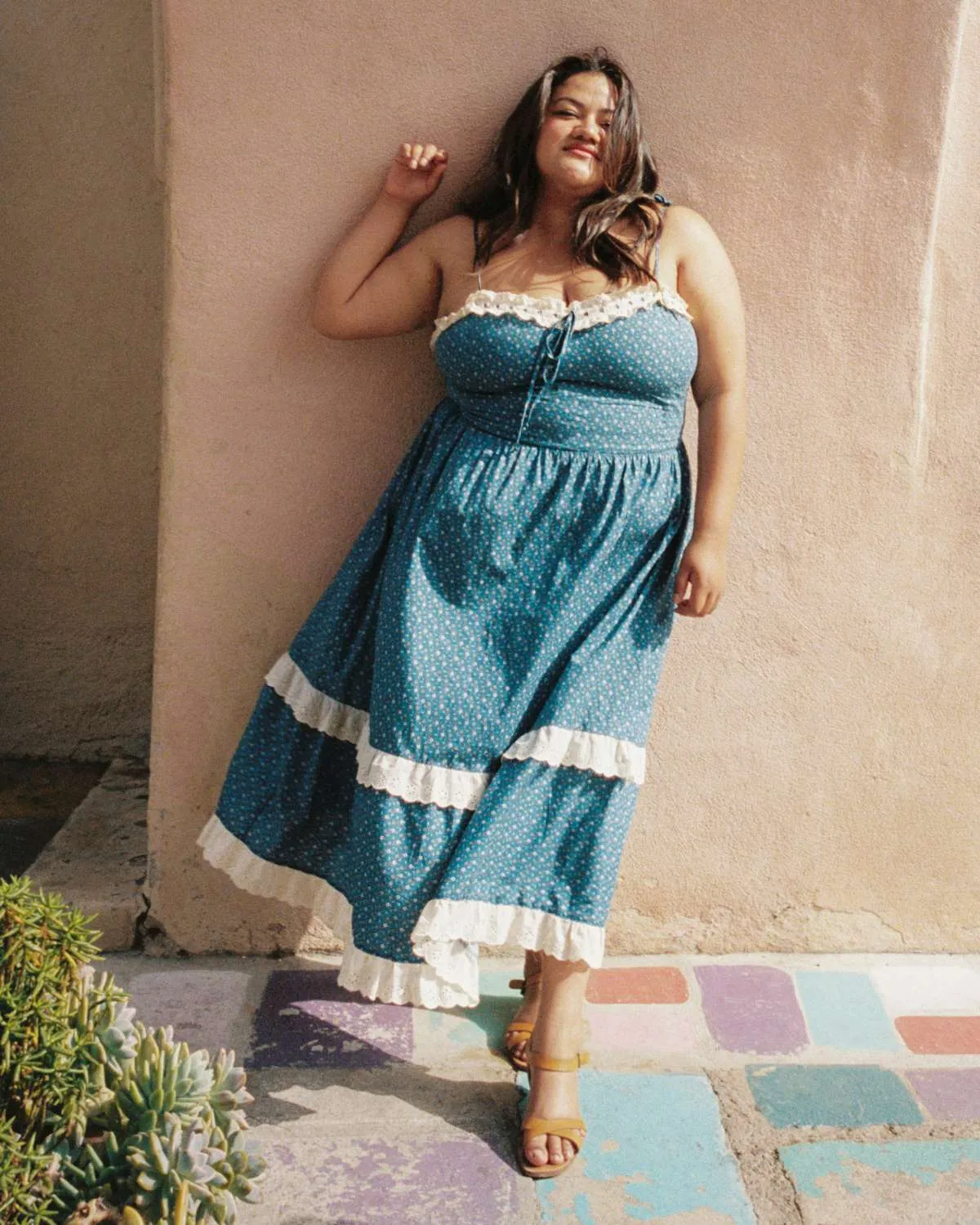 The Emma Dress Extended | Essence Blue sold by Christy Dawn