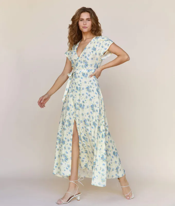 The Autumn Dress | Lilies In Bloom Silk sold by Christy Dawn