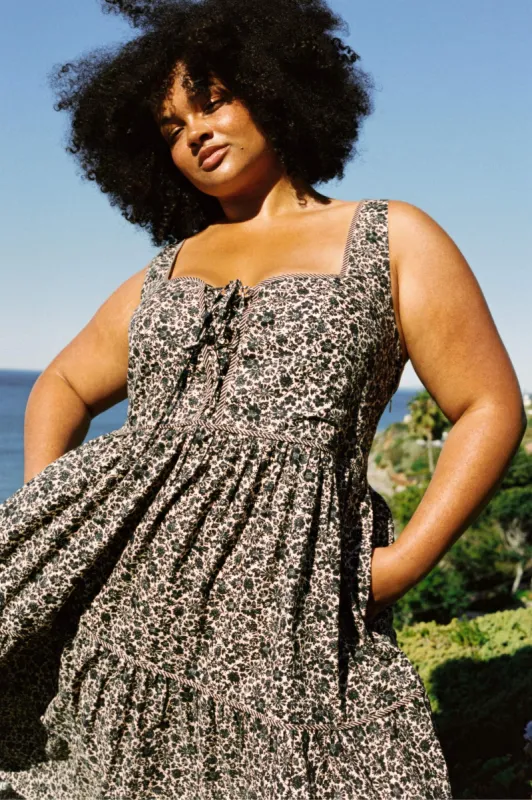 The Adele Dress Extended | Daisy Black sold by Christy Dawn