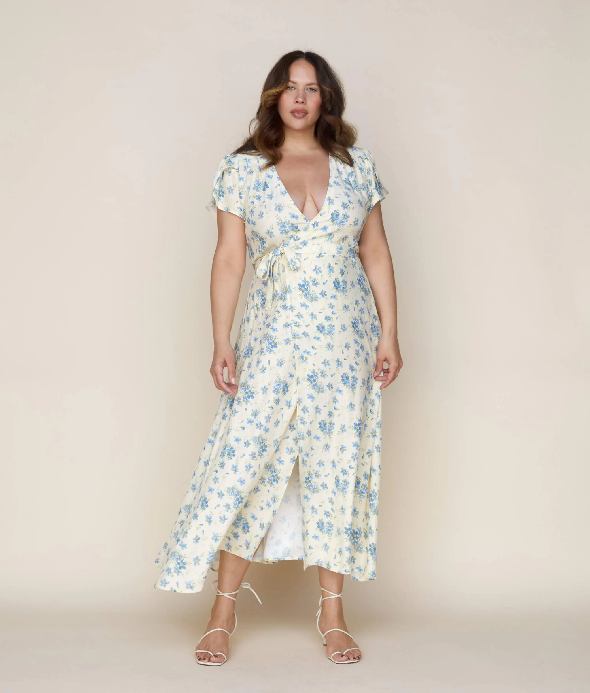 The Autumn Dress | Lilies In Bloom Silk sold by Christy Dawn product image thumbnail 3