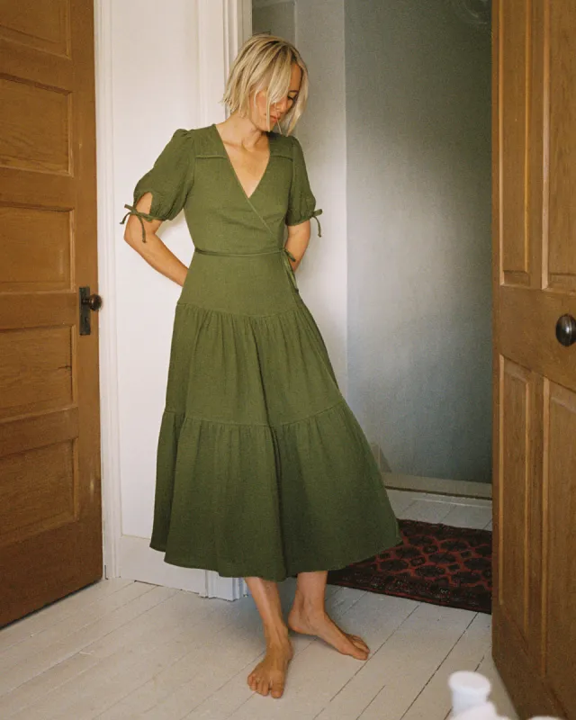 The Augusta Dress | Forest Gauze sold by Christy Dawn