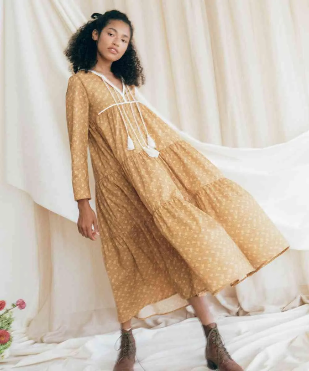 The Paloma Dress Petites | Biscotti Cosmos Floral sold by Christy Dawn product image thumbnail 2