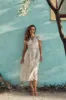 The Dawn Dress Petites | Cream Garden sold by Christy Dawn