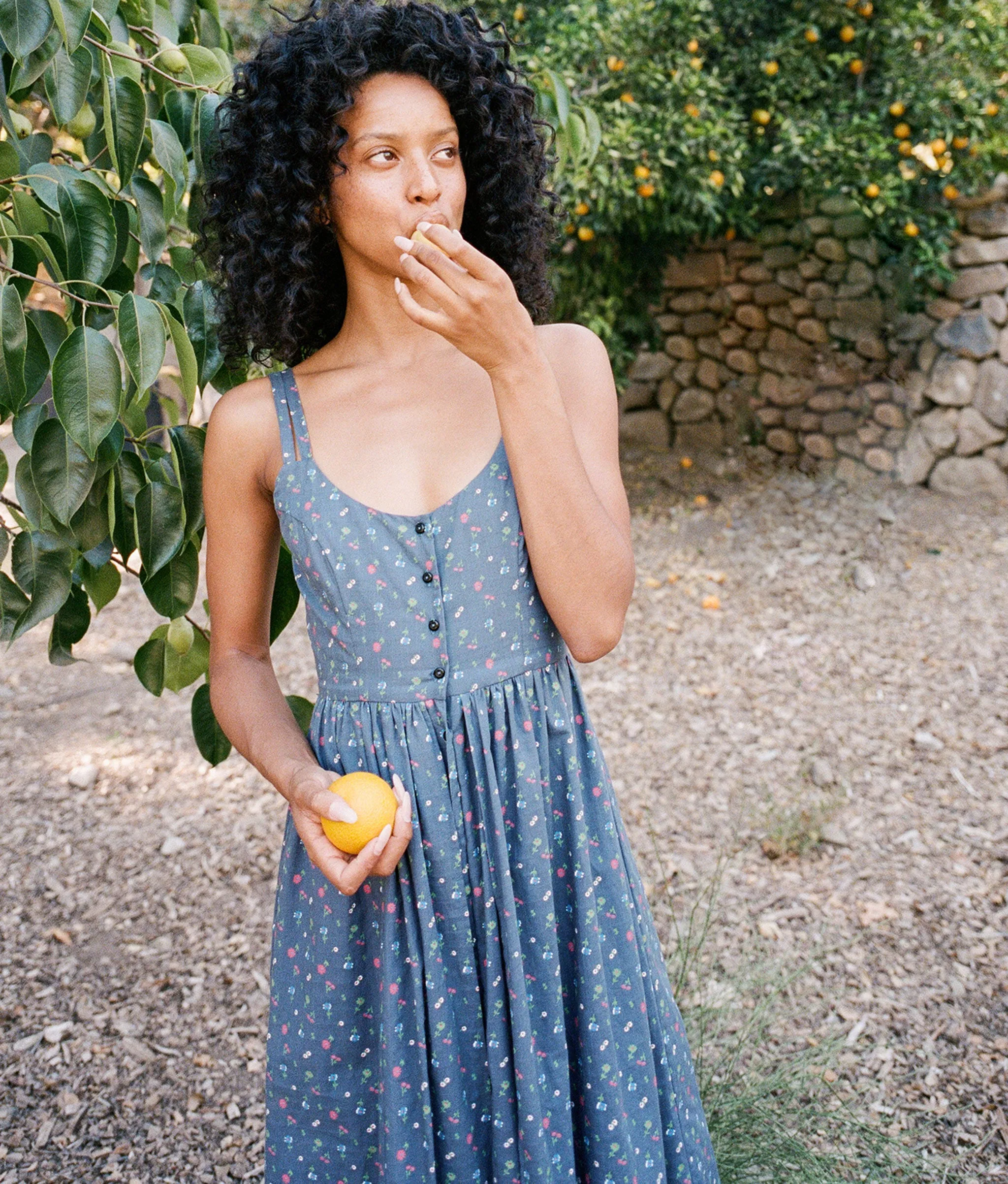 The Nicks Dress | Lapis Aster Garden sold by Christy Dawn product image thumbnail 2