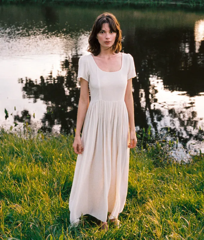 The Scarlet Dress Petites | Eggshell sold by Christy Dawn
