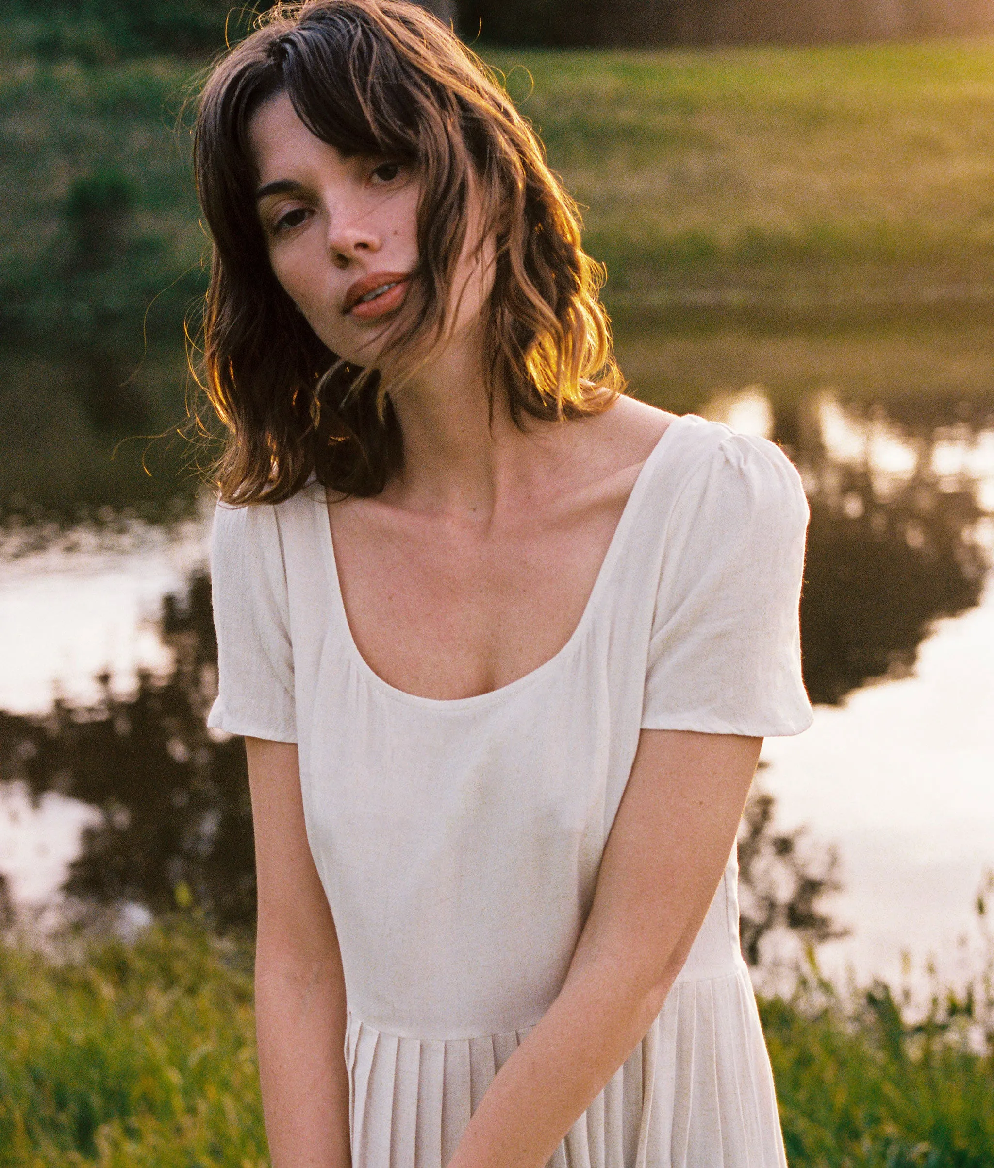 The Scarlet Dress Petites | Eggshell sold by Christy Dawn product image thumbnail 3