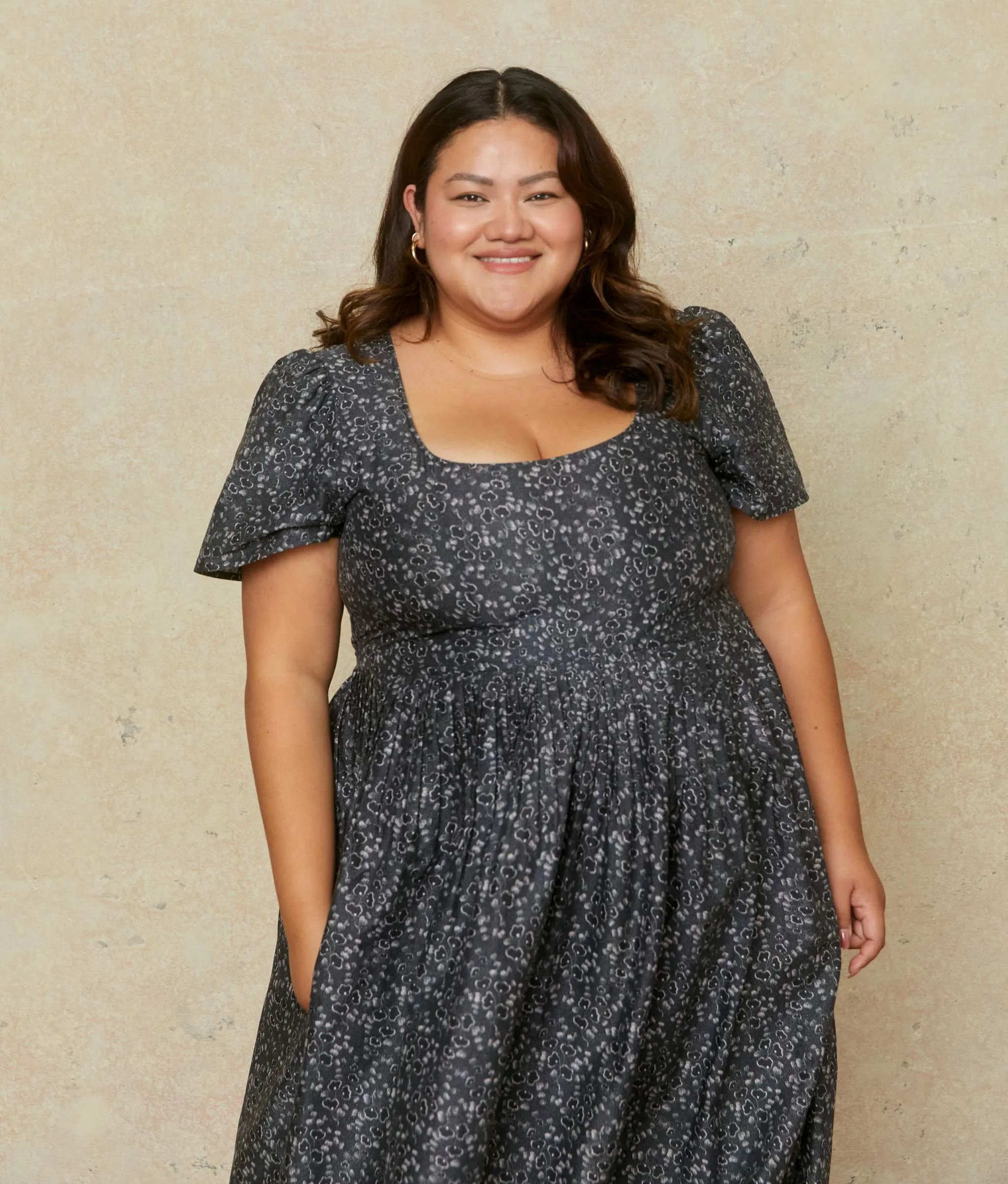 The Scarlet Dress Extended | Ginkgo Black sold by Christy Dawn product image thumbnail 3