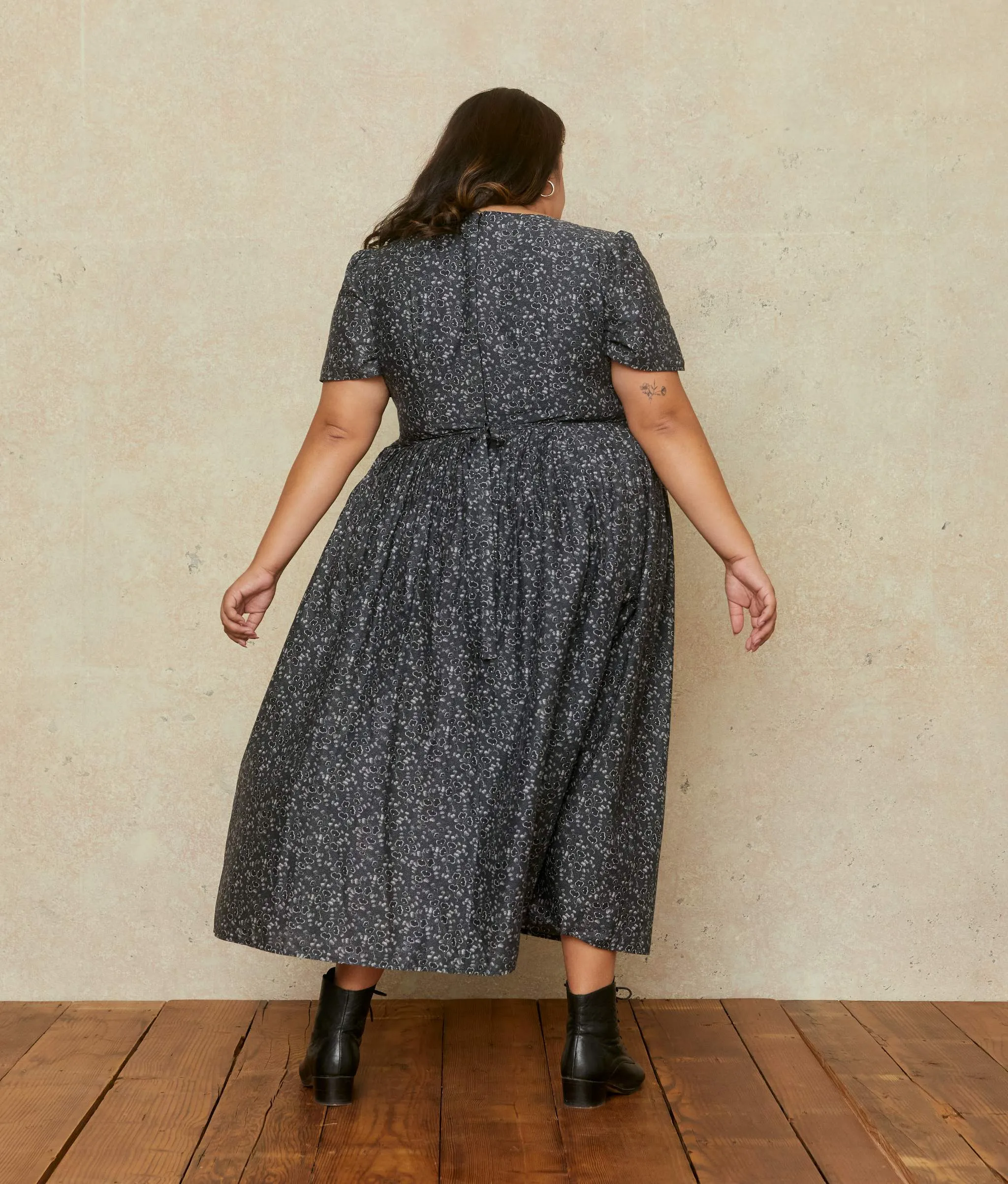 The Scarlet Dress Extended | Ginkgo Black sold by Christy Dawn product image thumbnail 5