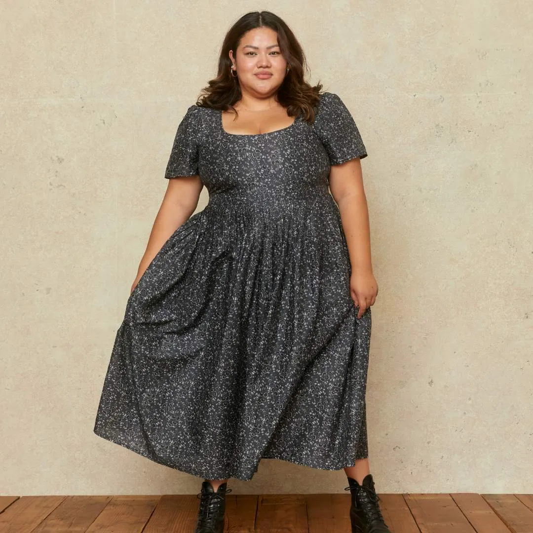 The Scarlet Dress Extended | Ginkgo Black sold by Christy Dawn product image thumbnail 2