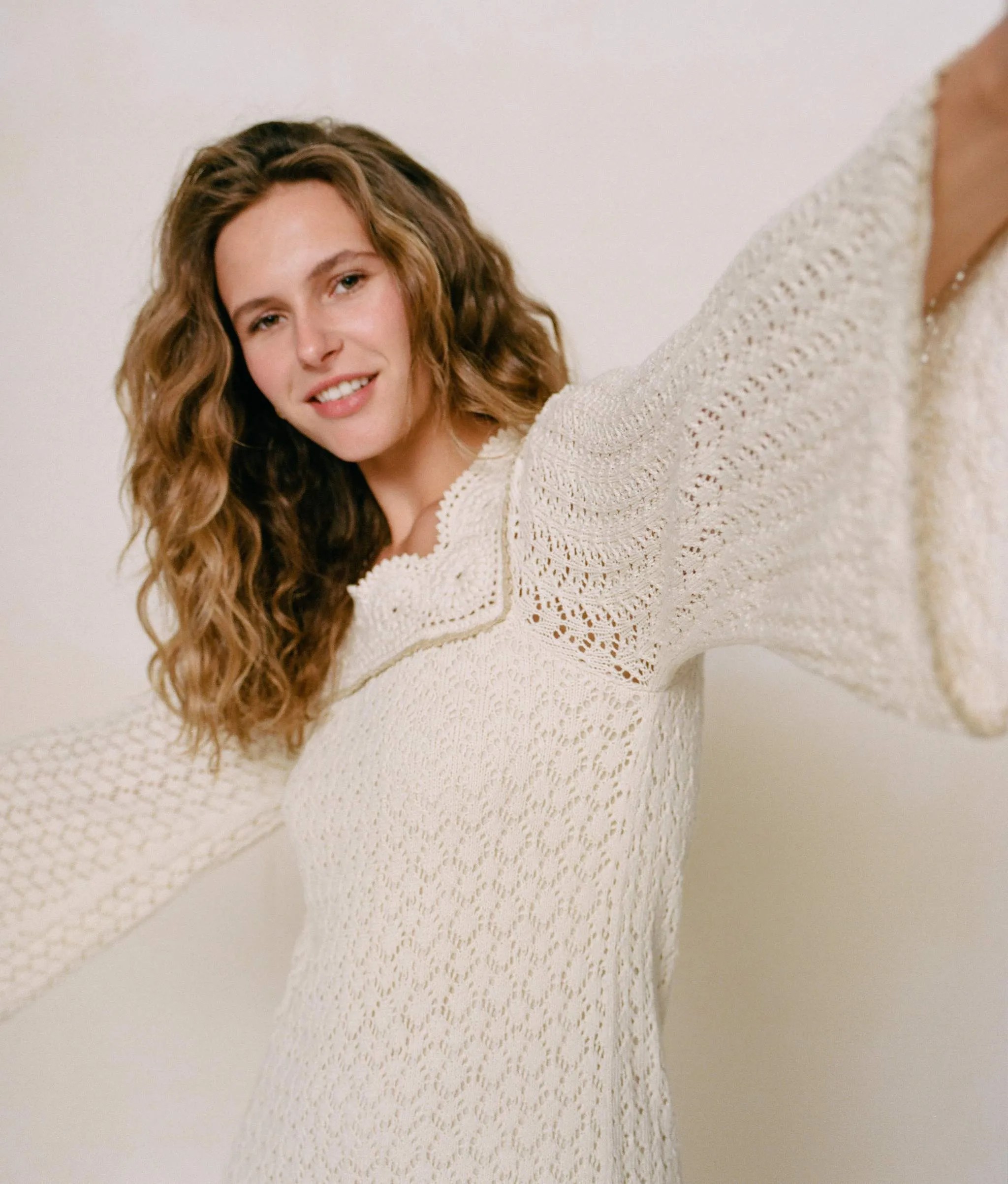 The Alina Dress | Cream Crochet sold by Christy Dawn product image thumbnail 4